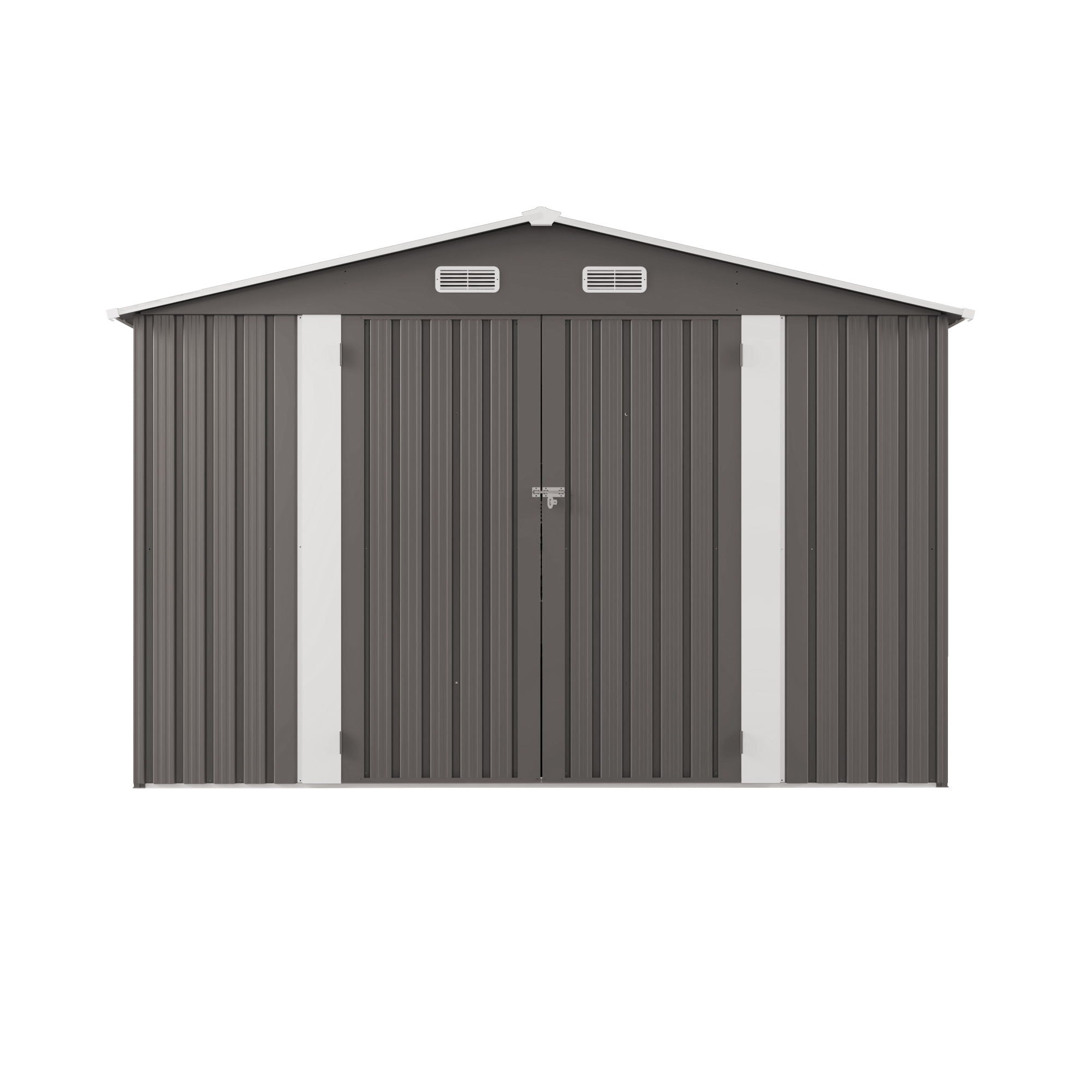 Outdoor Storage Shed With Lockable Doors