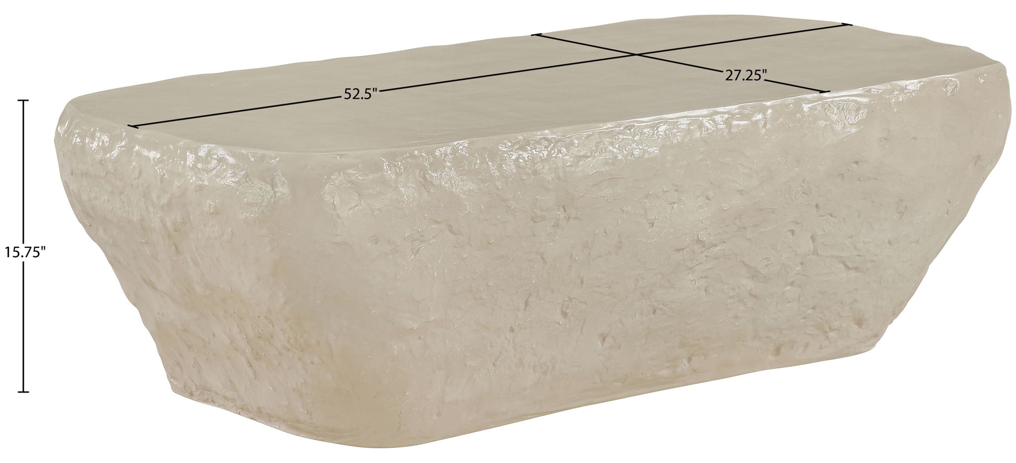 Rockford - Concrete Coffee Table - Beige