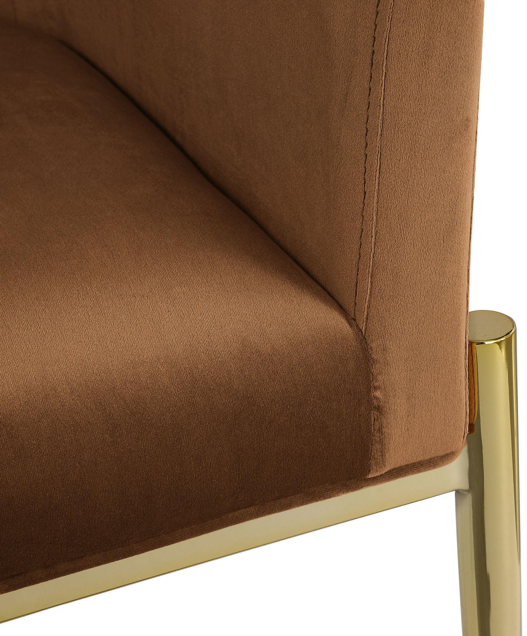 Xavier - Counter Stool with Gold Legs