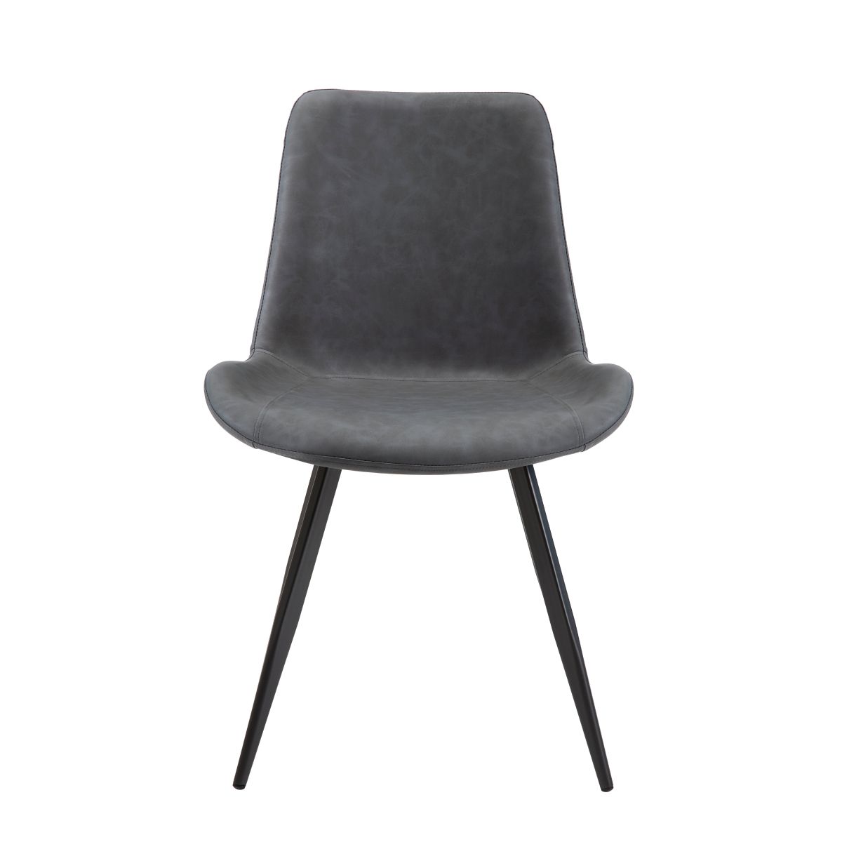 Brixley - 5 Piece Set (Table & 4 Side Chairs) - Dark Gray / White