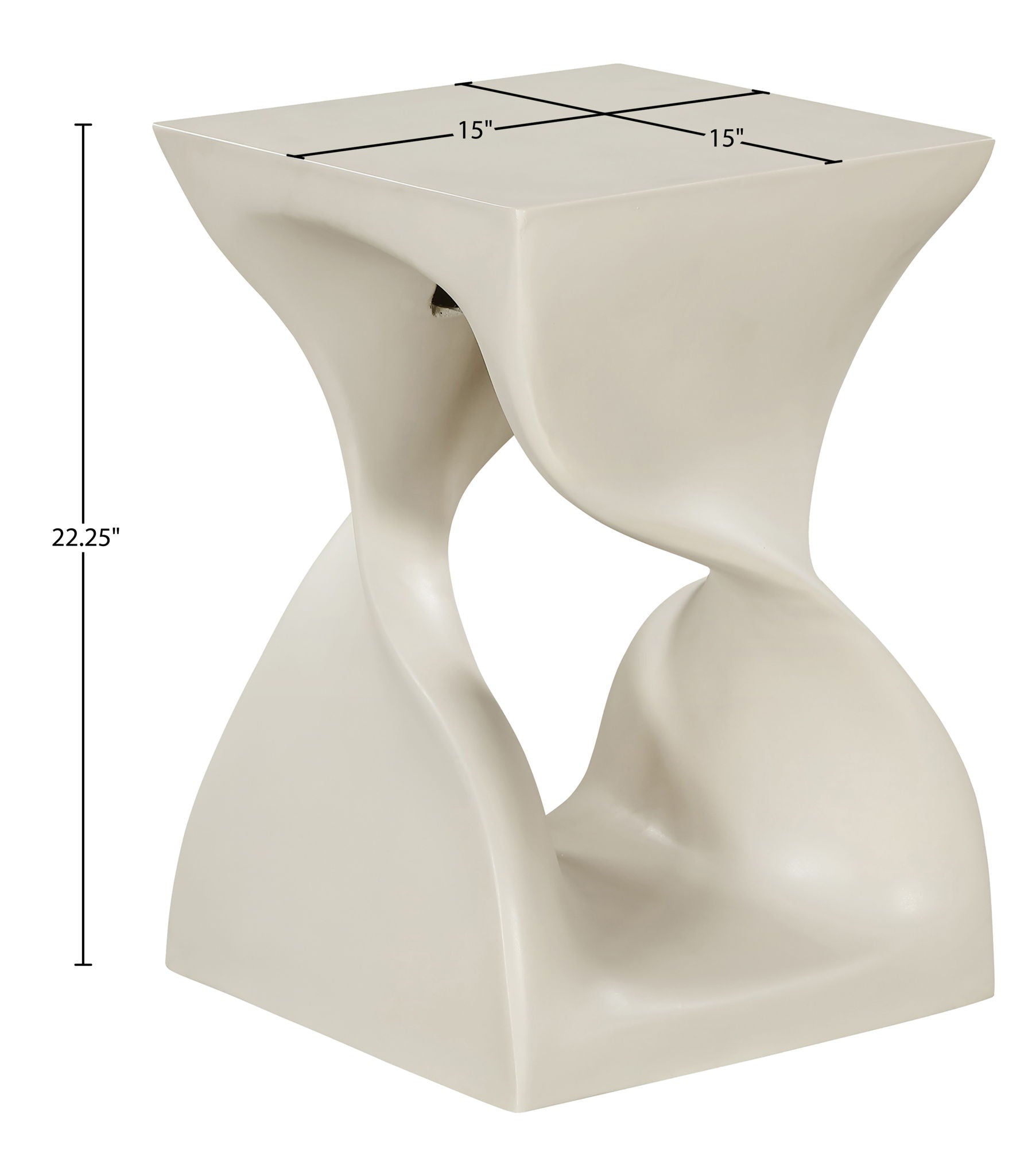 Jula - Concrete End Table - Taupe