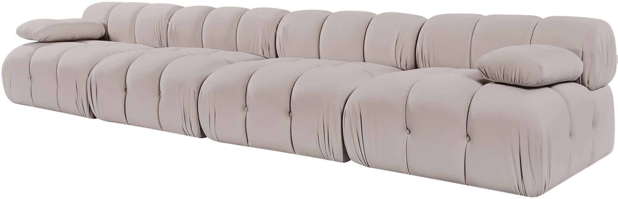 Orin - Velvet 4 Piece Modular Sofa