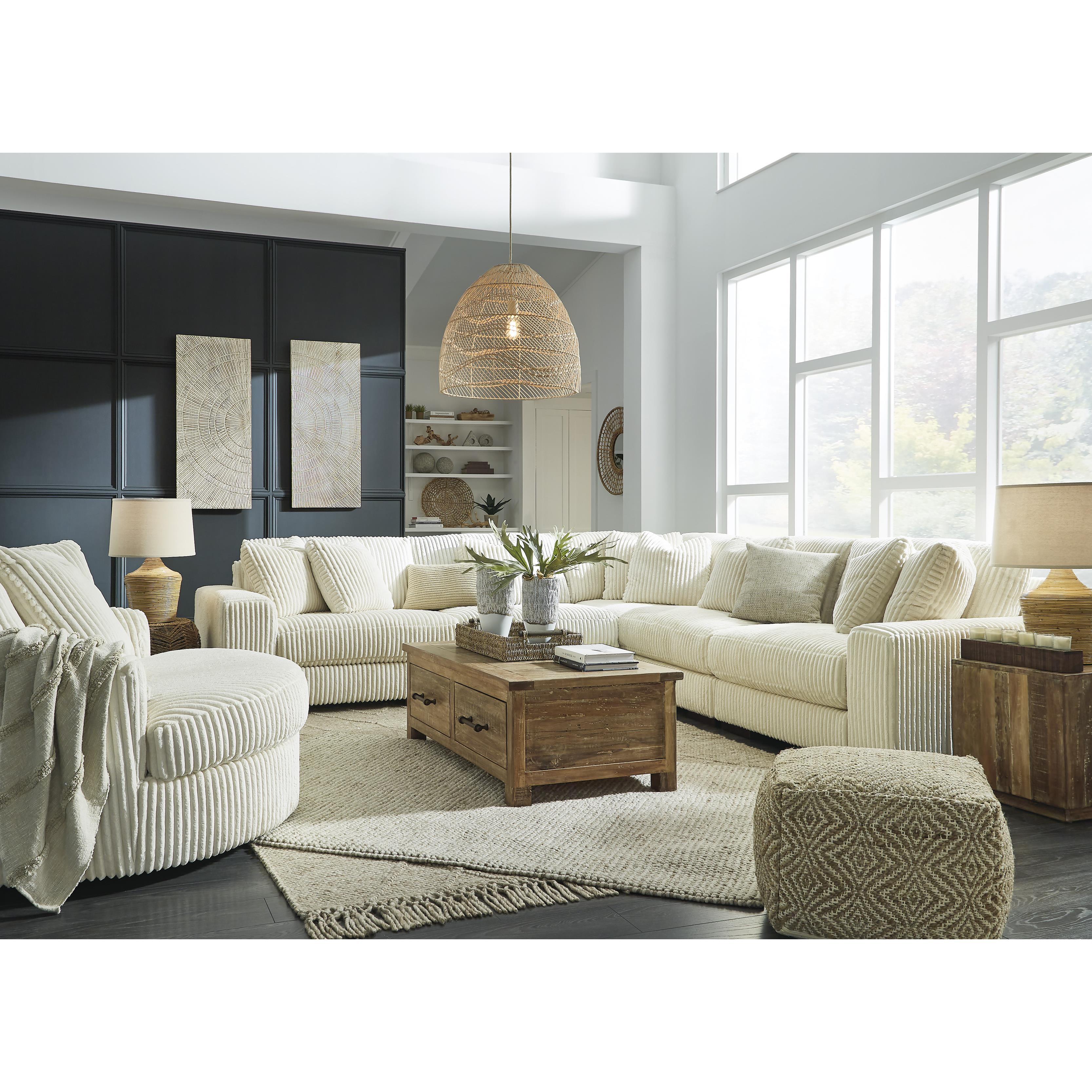 Signature Design by Ashley Lindyn Swivel Fabric Accent Chair 2110421 IMAGE 18
