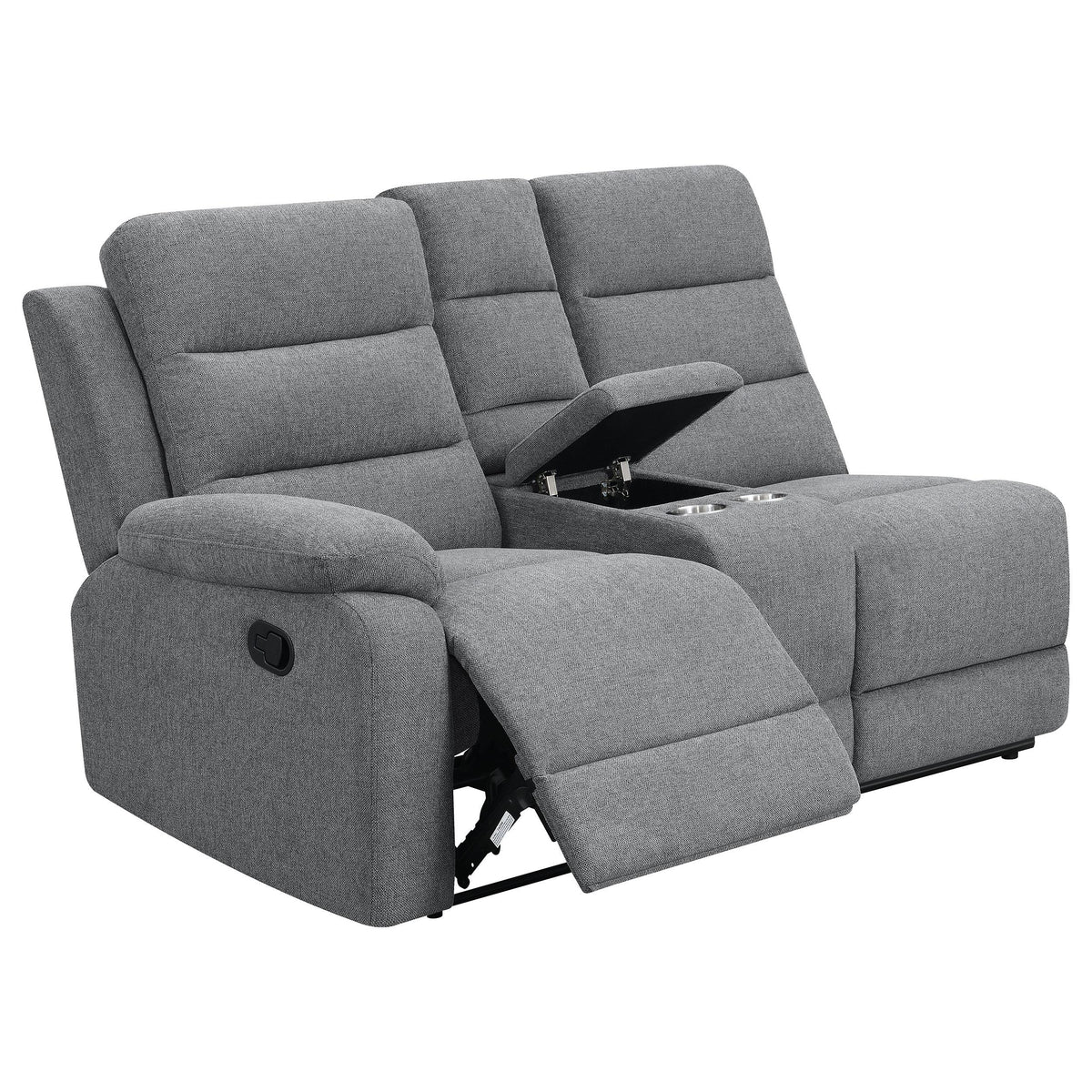 David Reclining Fabric 3 pc Sectional 609620