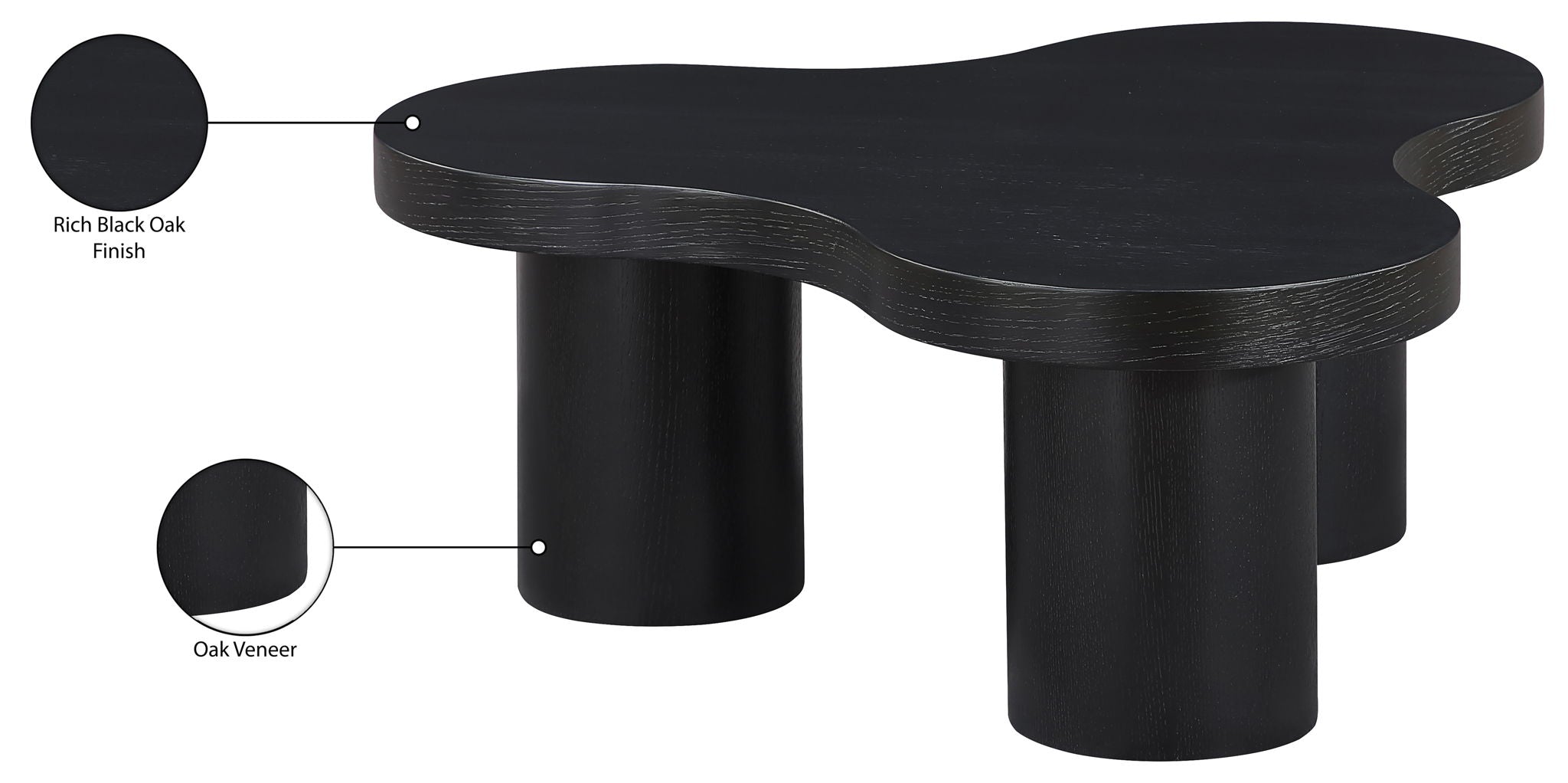 Cove - Oak Veneer And Solid Wood Coffee Table
