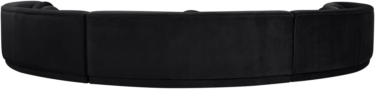 Avra - 192" Velvet Performance Fabric Upholstered Sectional