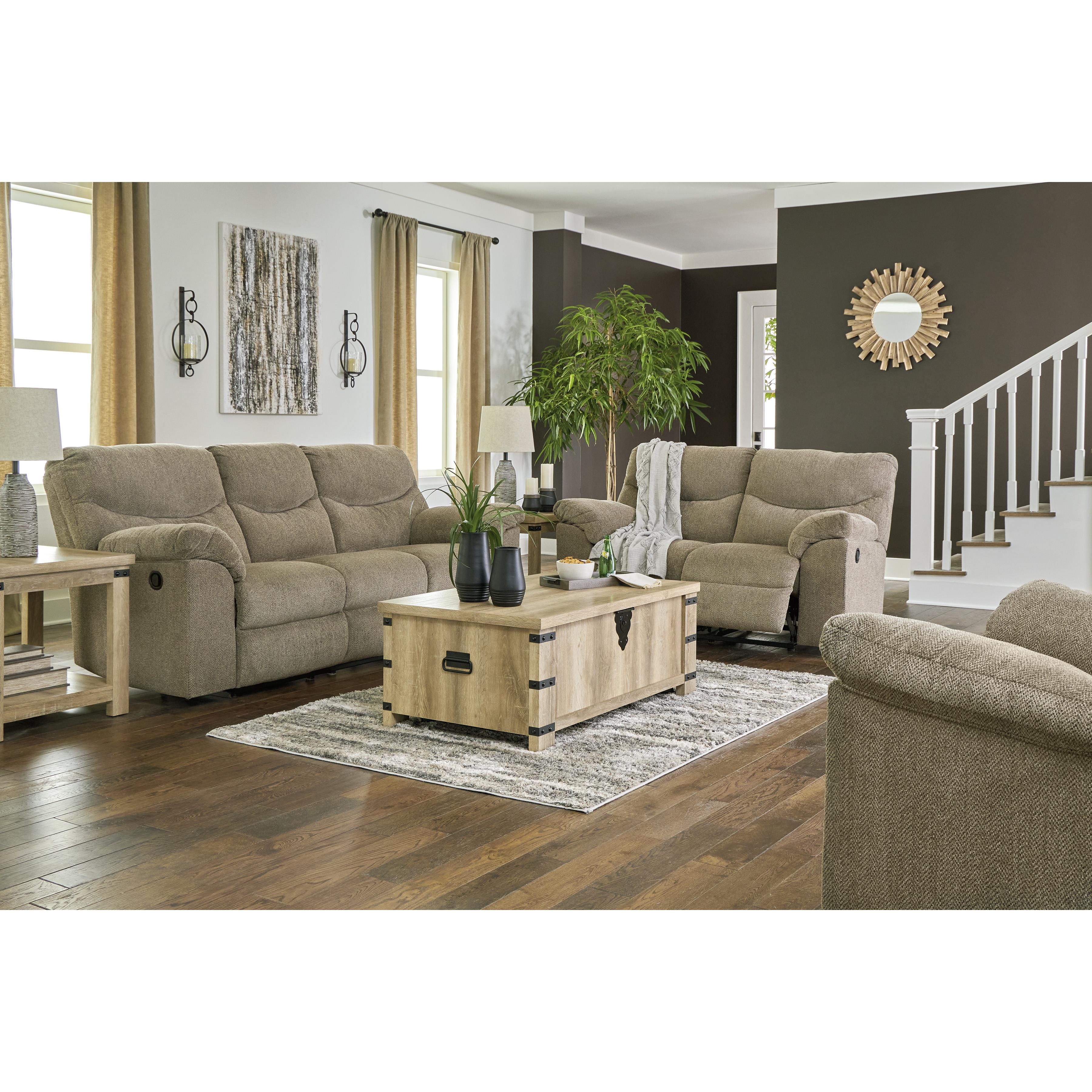 Signature Design by Ashley Alphons Reclining Fabric Loveseat 2820286 IMAGE 11