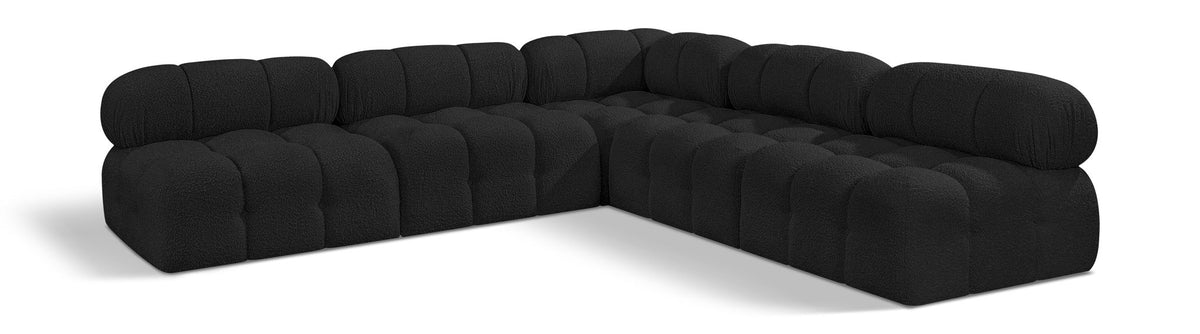 Ames - 5 Piece Fabric Modular Corner Sectional