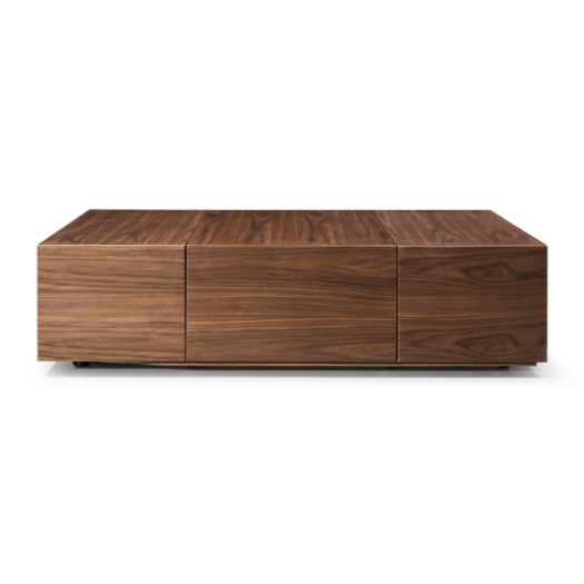 Leslie Modern Walnut Coffee Table - original 1