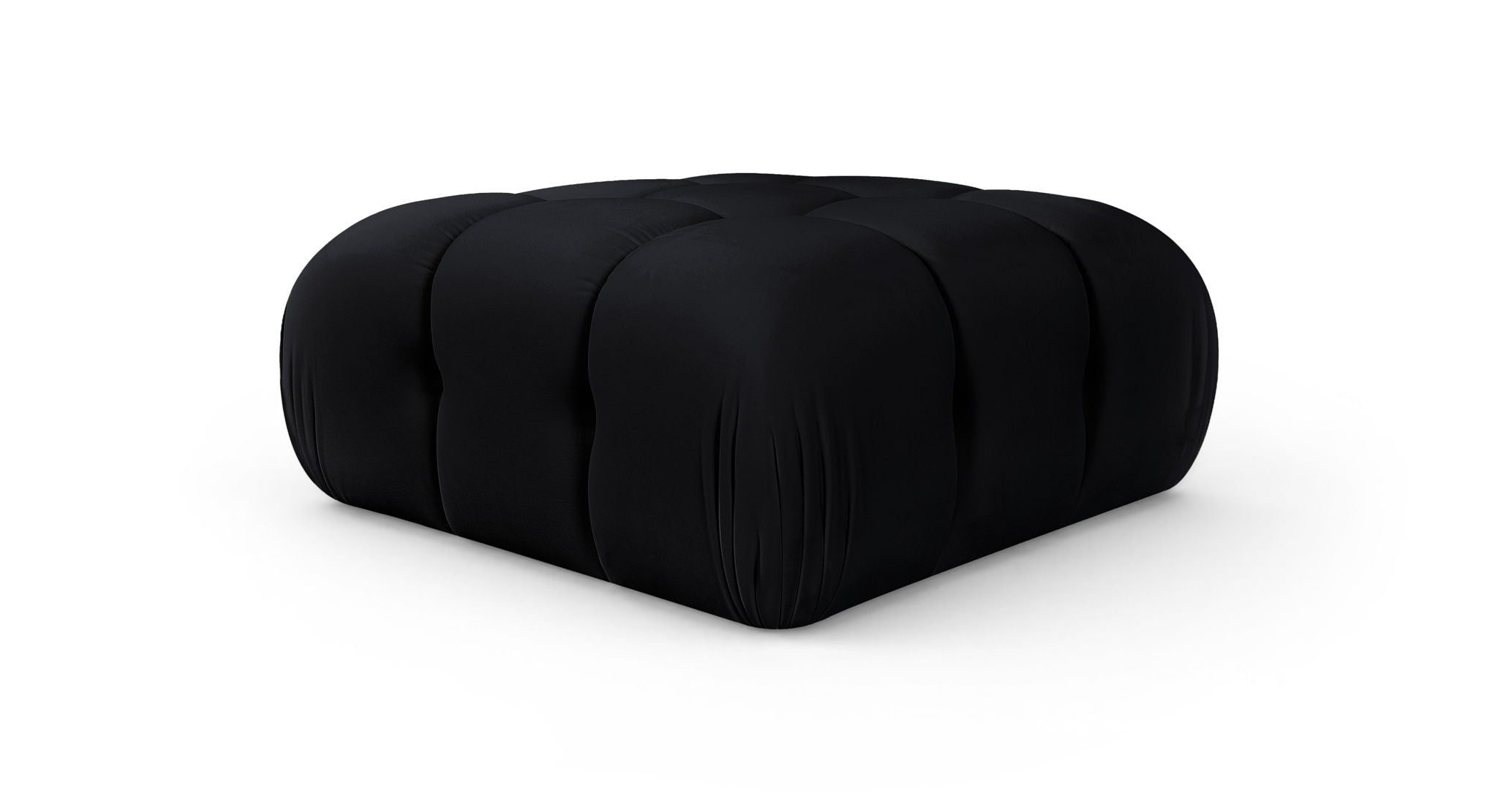 Orin - Velvet Performance Fabric Upholstered Modular Ottoman