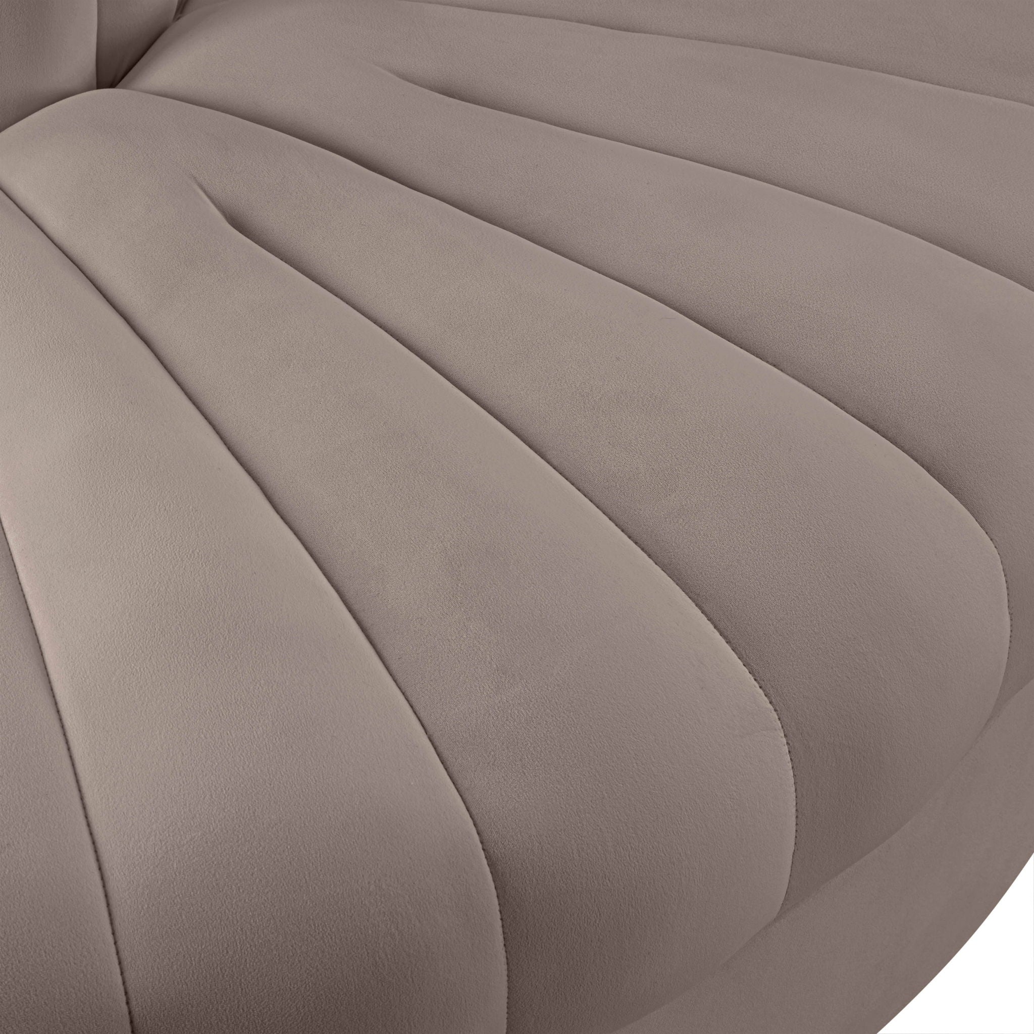 Rummi - Velvet Performance Fabric Upholstered Modular Chair