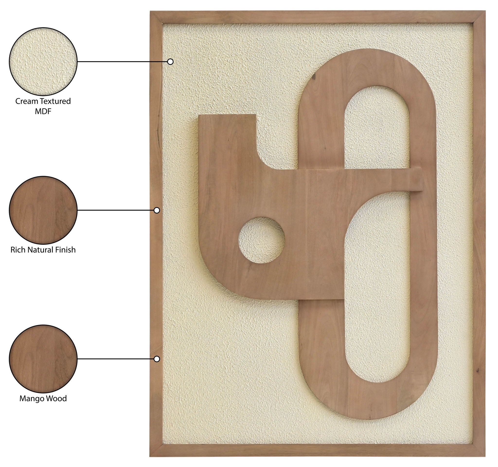 Arid - Mango Wood Wall Decor