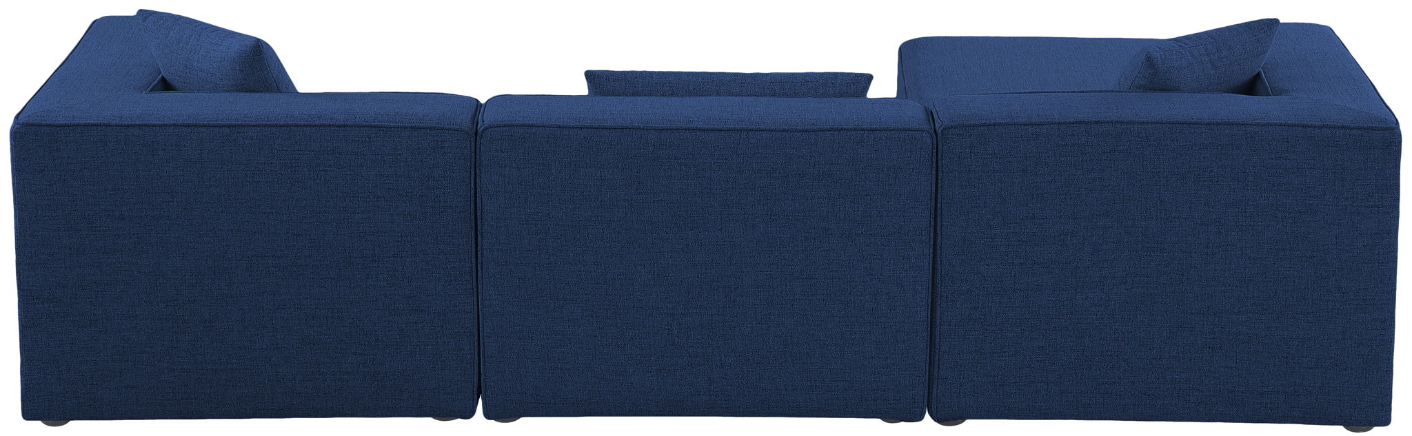 Cube - Linen 4 Piece Modular Sectional With Chaise