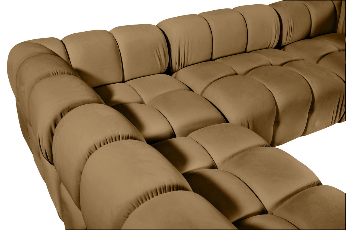 Orin - 6 Piece Modular Sectional (3 Modular Chairs, 2 Corner Chairs & Ottoman)