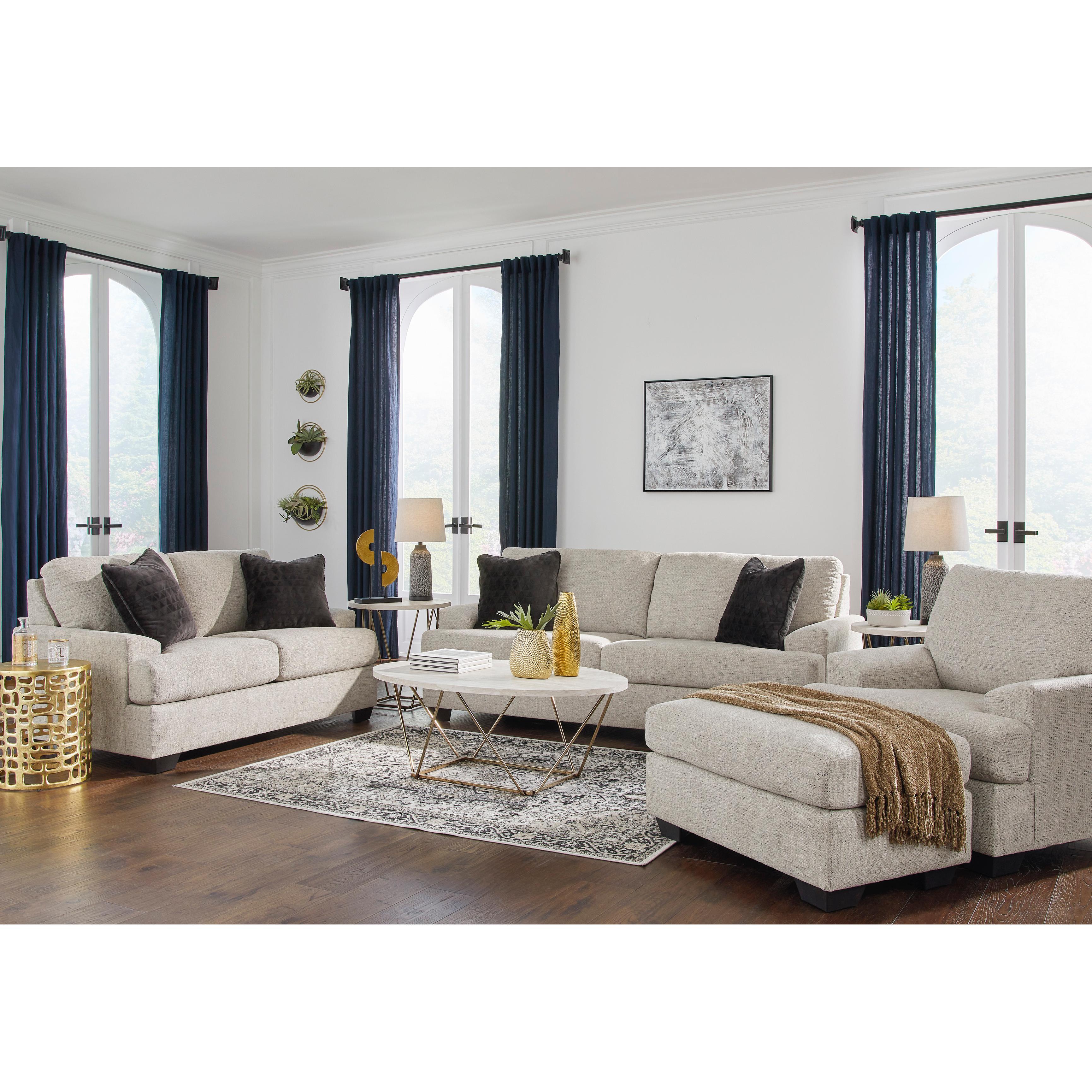 Signature Design by Ashley Vayda Stationary Fabric Loveseat 3310435 IMAGE 8
