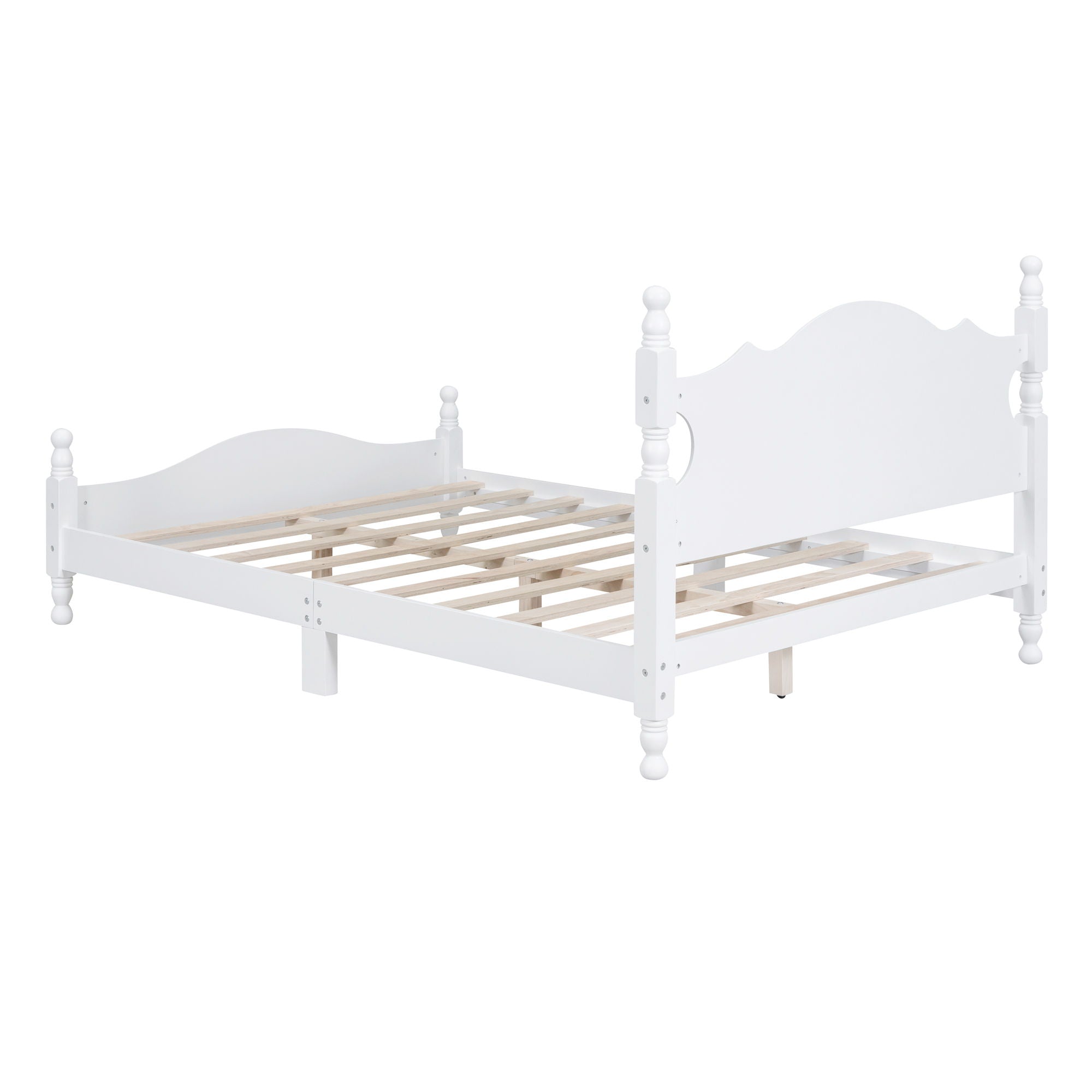Platform Bed Frame With Slat Support
