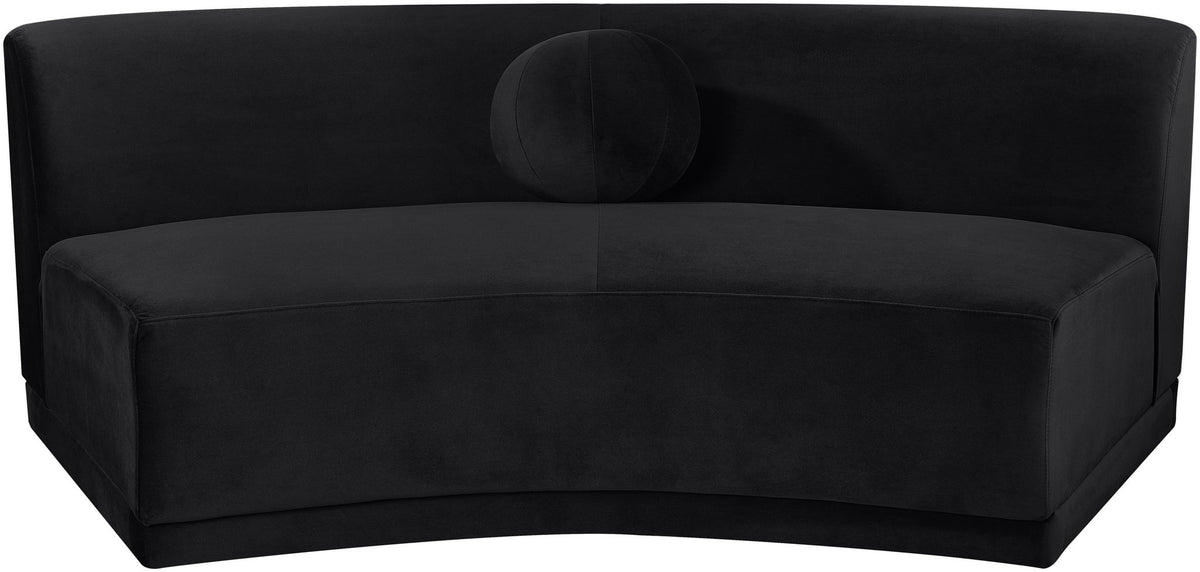 Avra - Velvet Performance Fabric Upholstered Armless Sofa