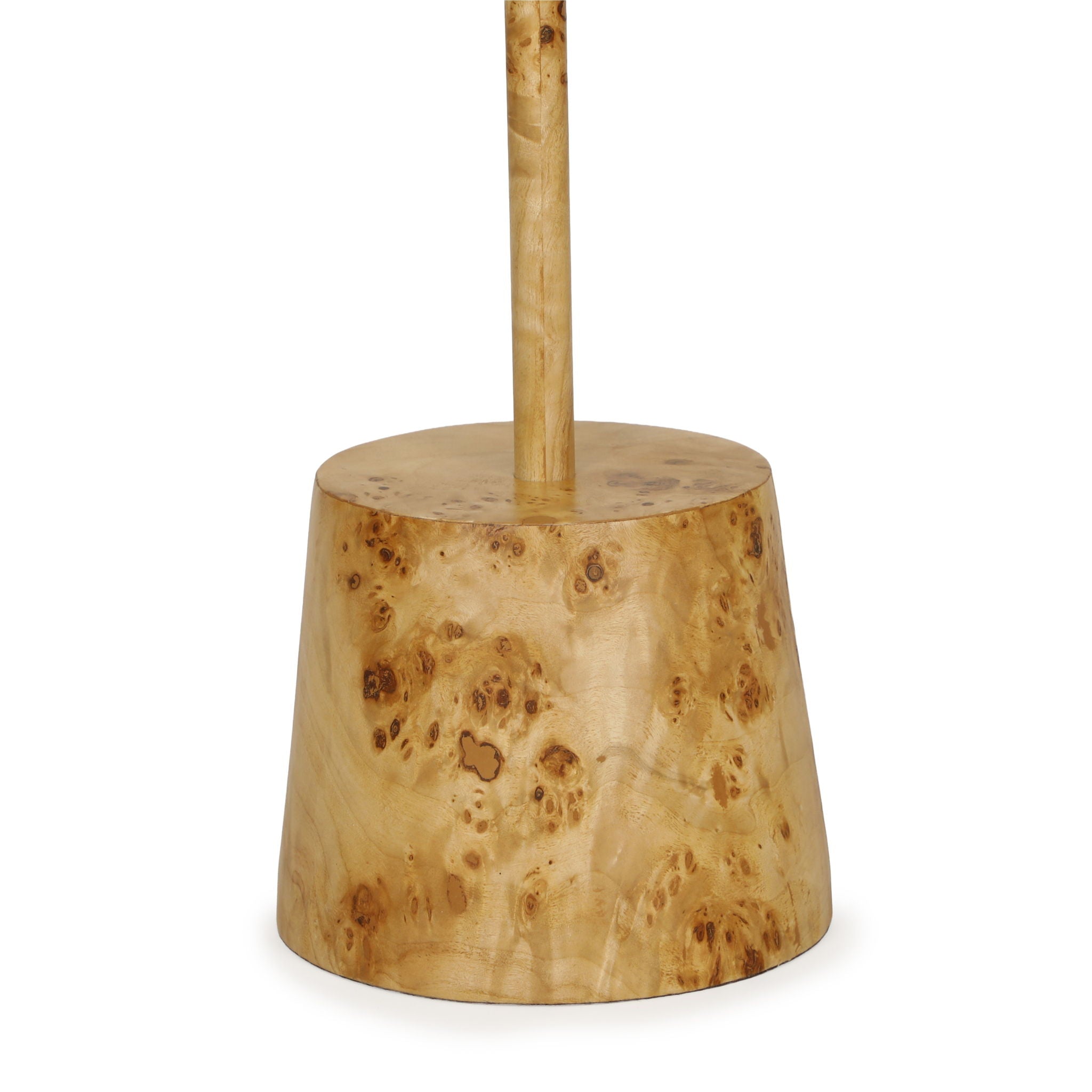 Destin - Burl Designer Side Table - Natural