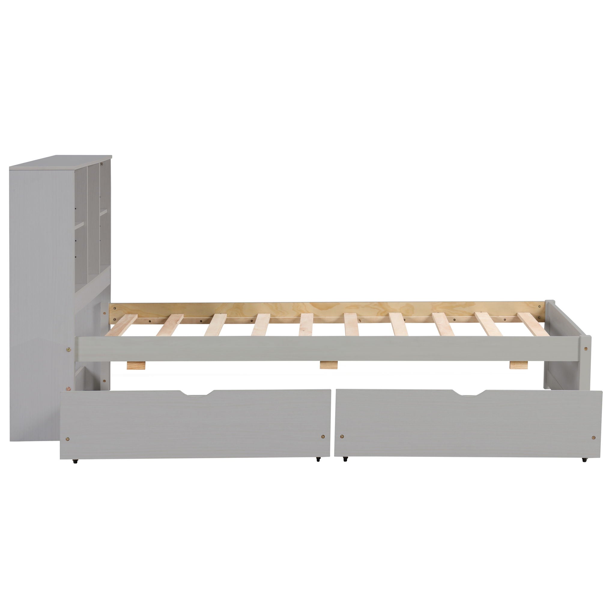 Bed Frame With Built In USB Port And 2 Drawers
