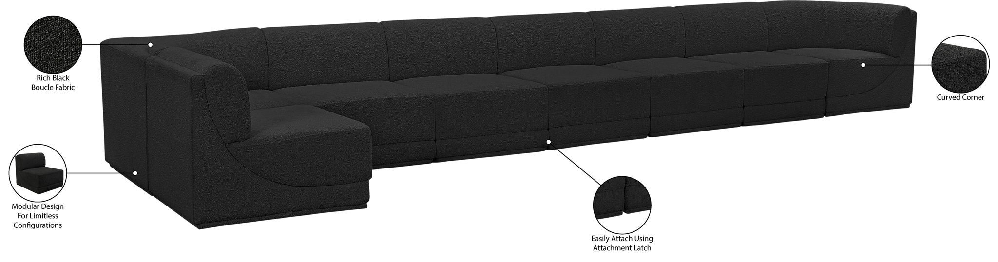 Ollie - 8 Piece Modular Sectional
