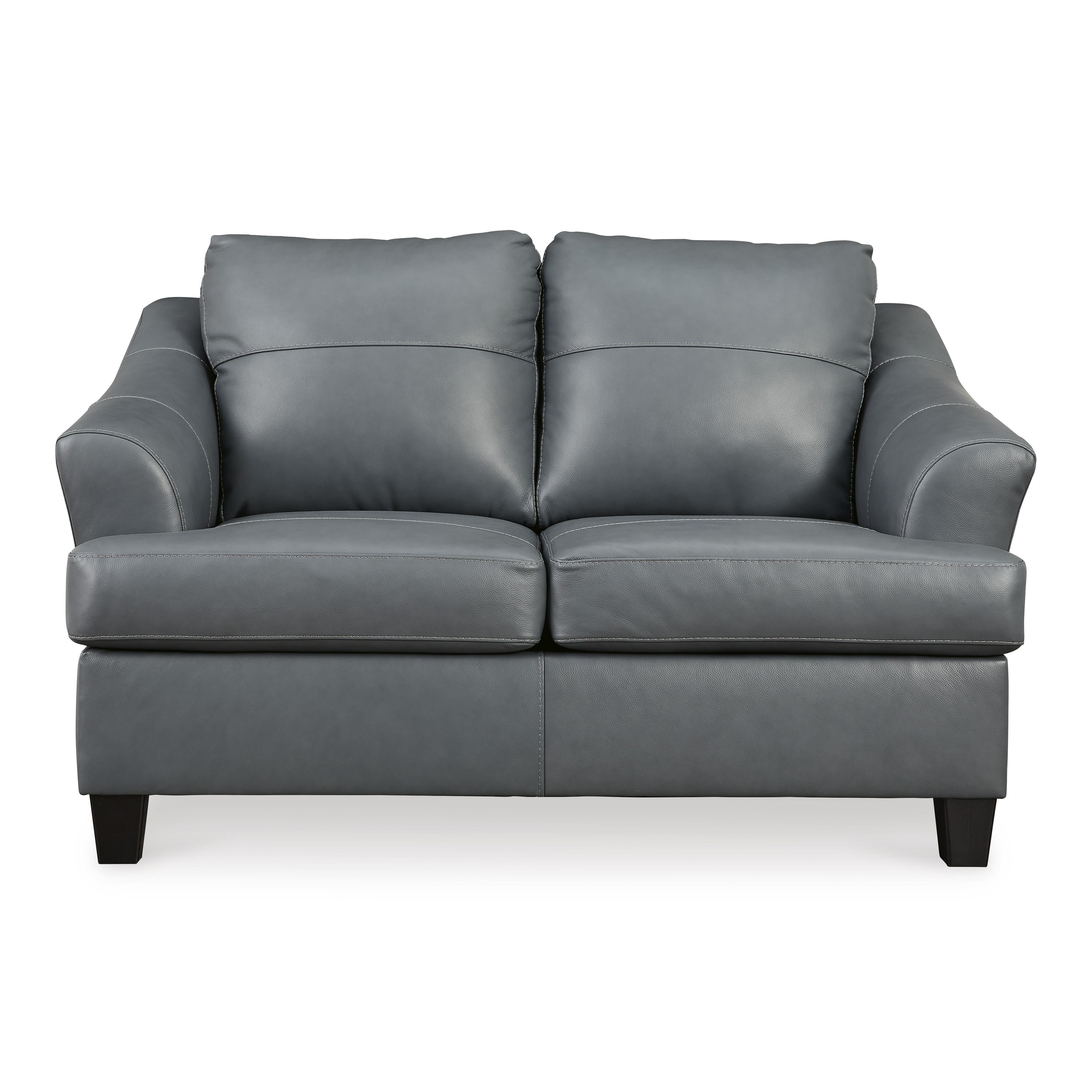 Signature Design by Ashley Genoa Stationary Leather Match Loveseat 4770535 IMAGE 2