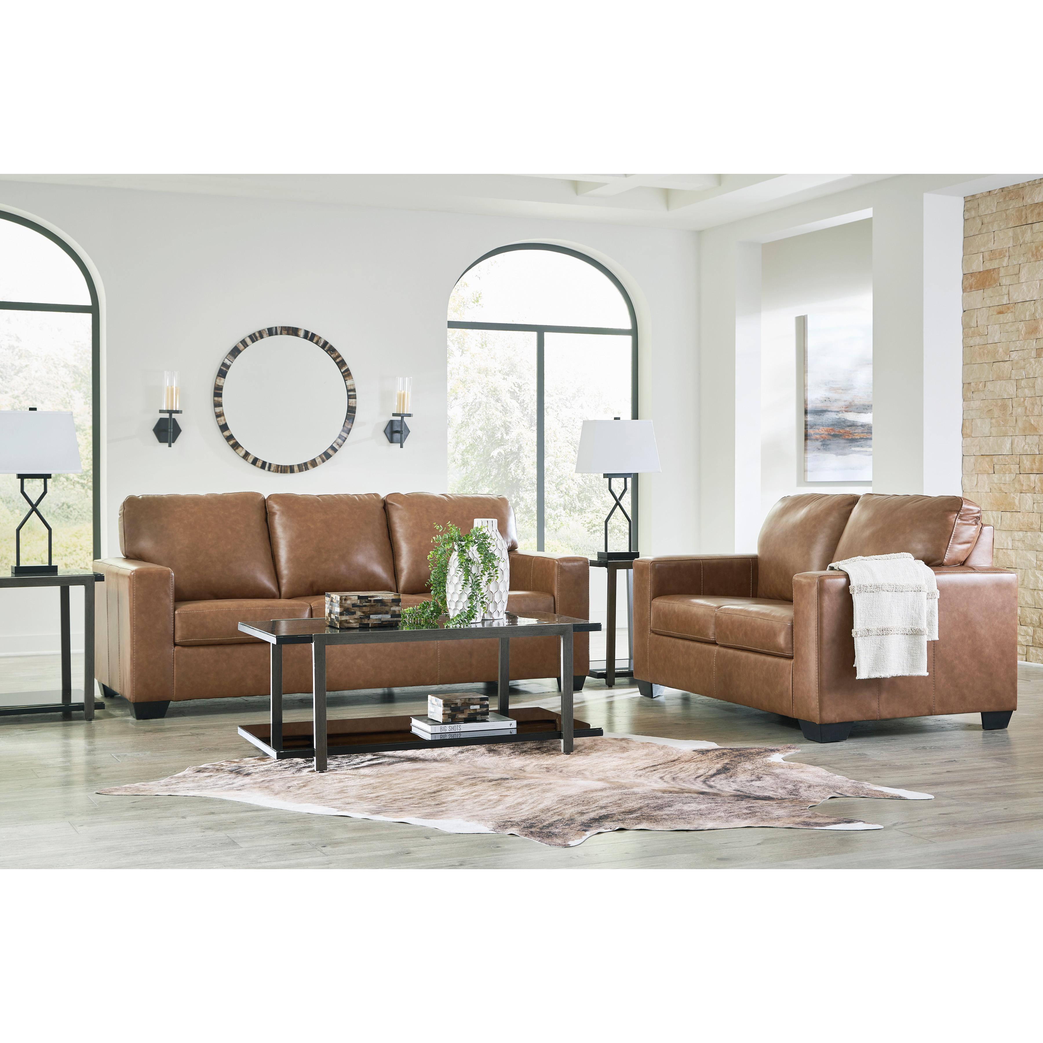 Signature Design by Ashley Bolsena Stationary Leather Match Sofa 5560338 IMAGE 12