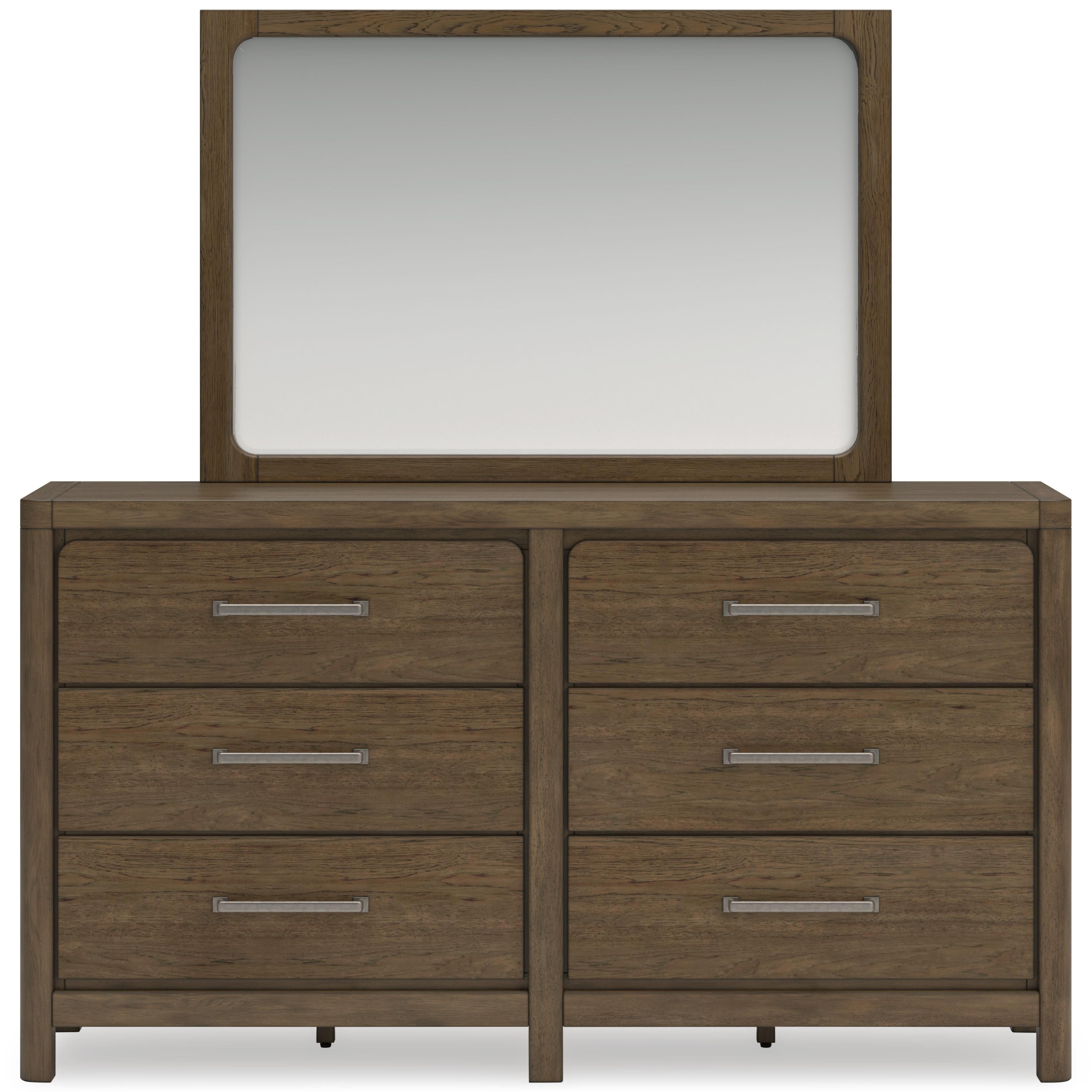 Signature Design by Ashley Cabalynn 6-Drawer Dresser with Mirror B974-31/B974-36 IMAGE 3