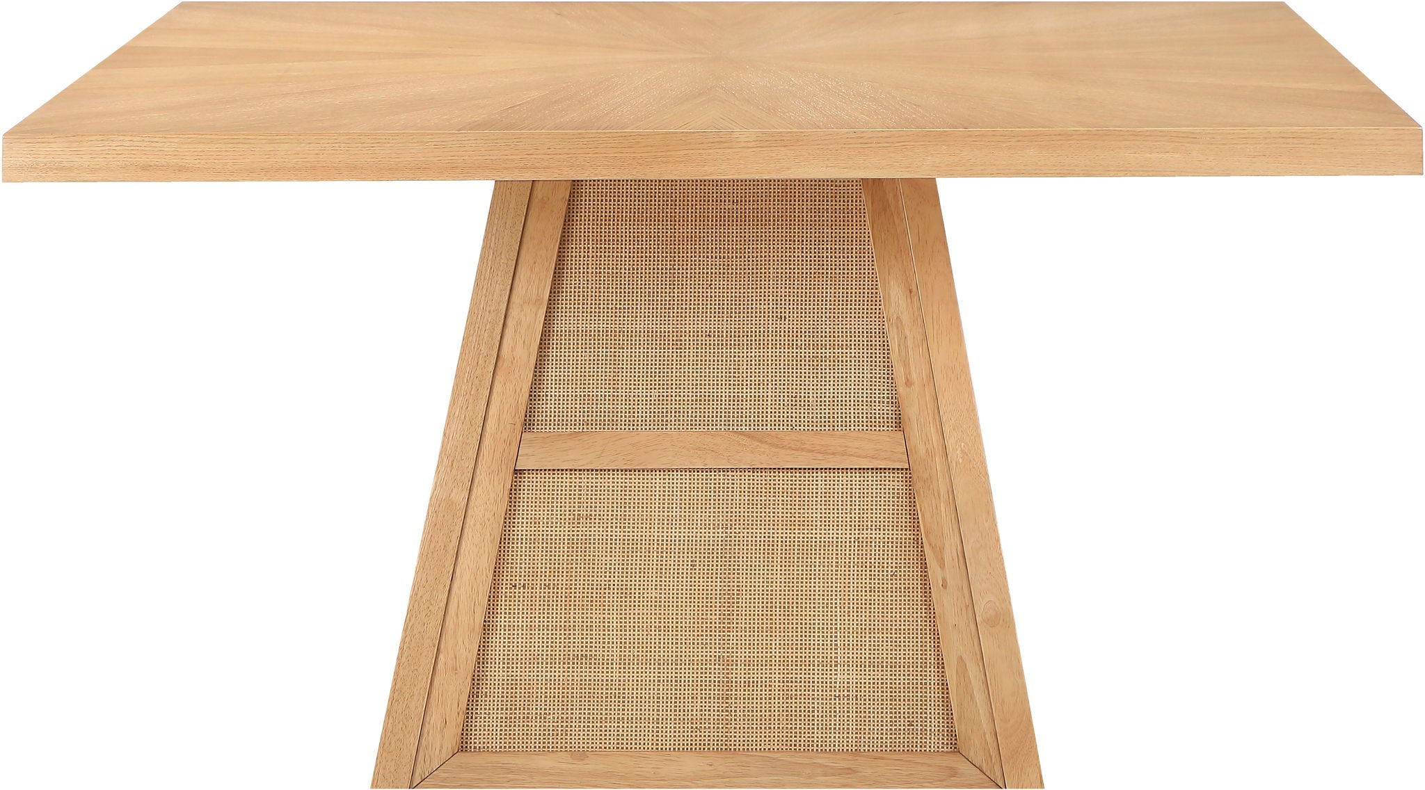 Fenwick - Cane Oak Veneer And Solid Wood Dining Table