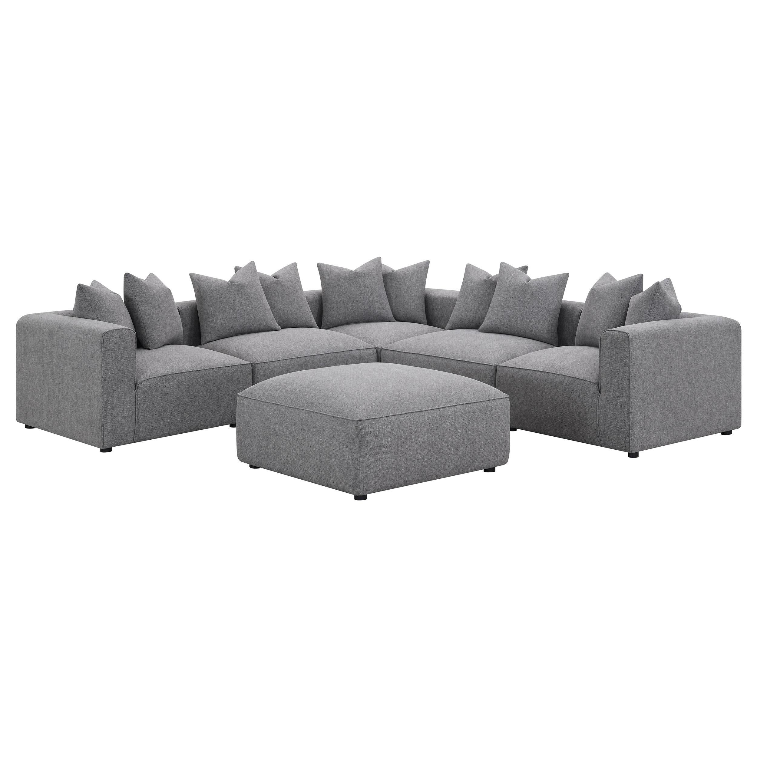 Diamond Modern Furniture COA Jennifer Fabric Ottoman 551596 IMAGE 5