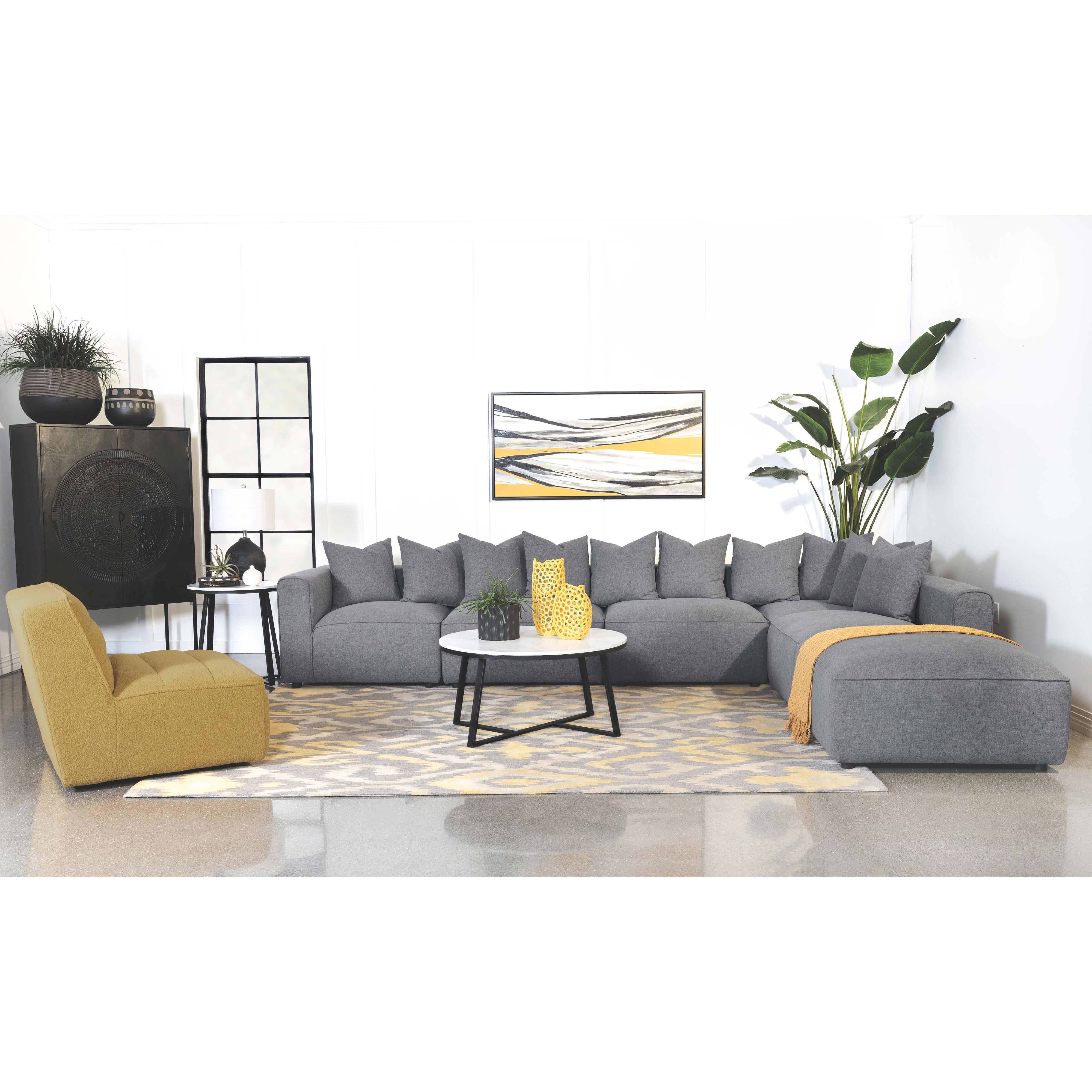 Diamond Modern Furniture COA Jennifer Fabric Ottoman 551596 IMAGE 8