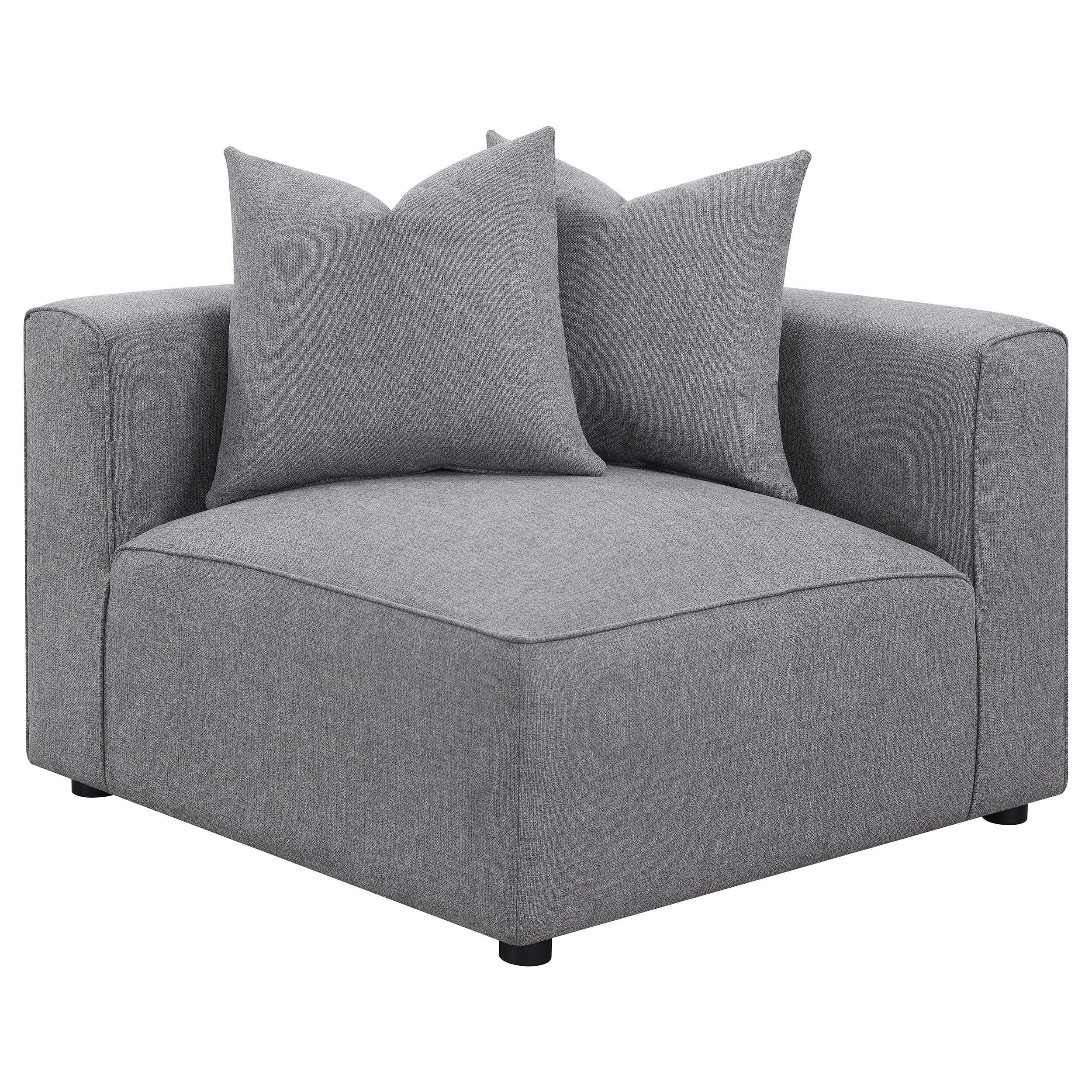 Diamond Modern Furniture COA Jennifer Fabric 6 pc Sectional 551594-SET IMAGE 11