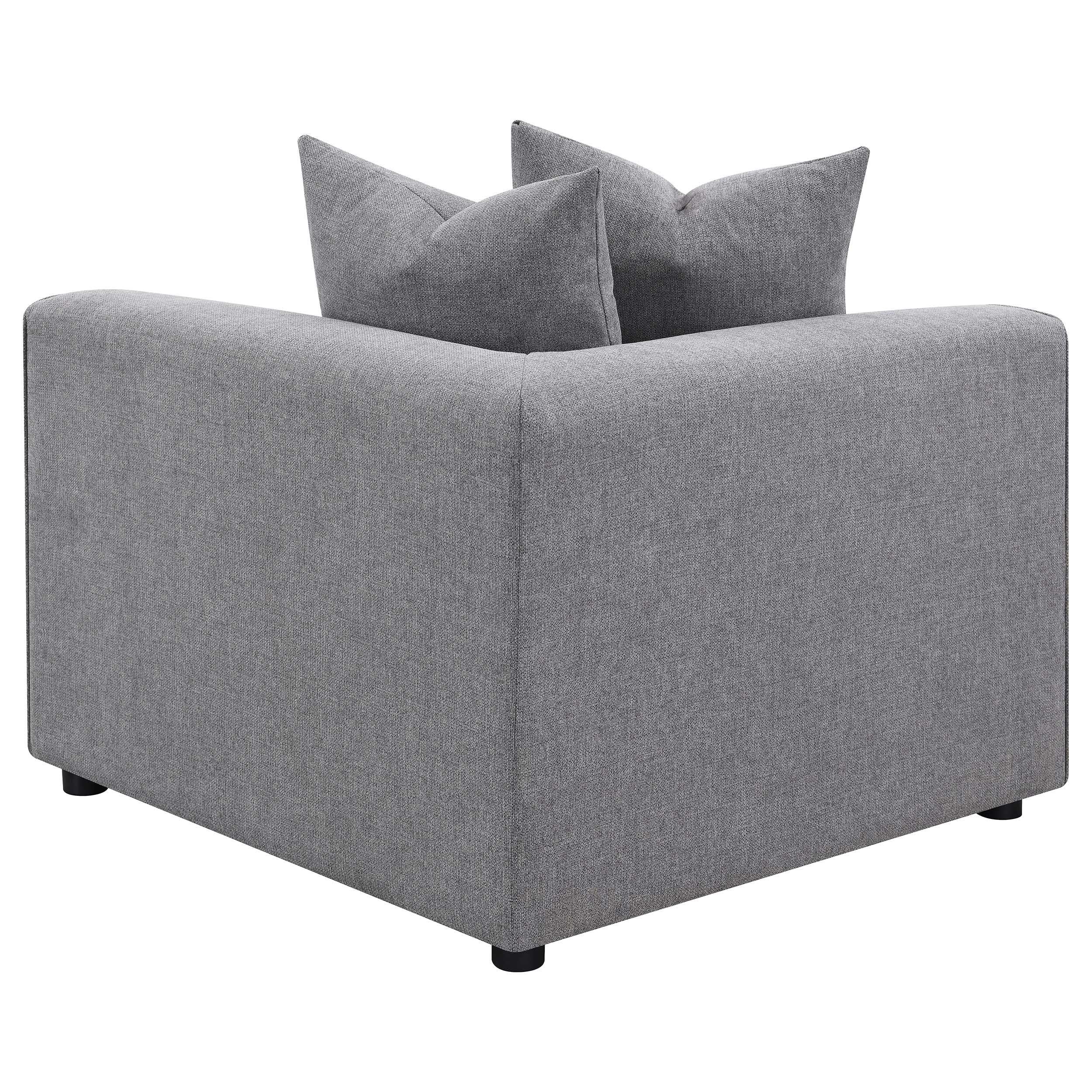 Diamond Modern Furniture COA Jennifer Fabric 6 pc Sectional 551594-SET IMAGE 12
