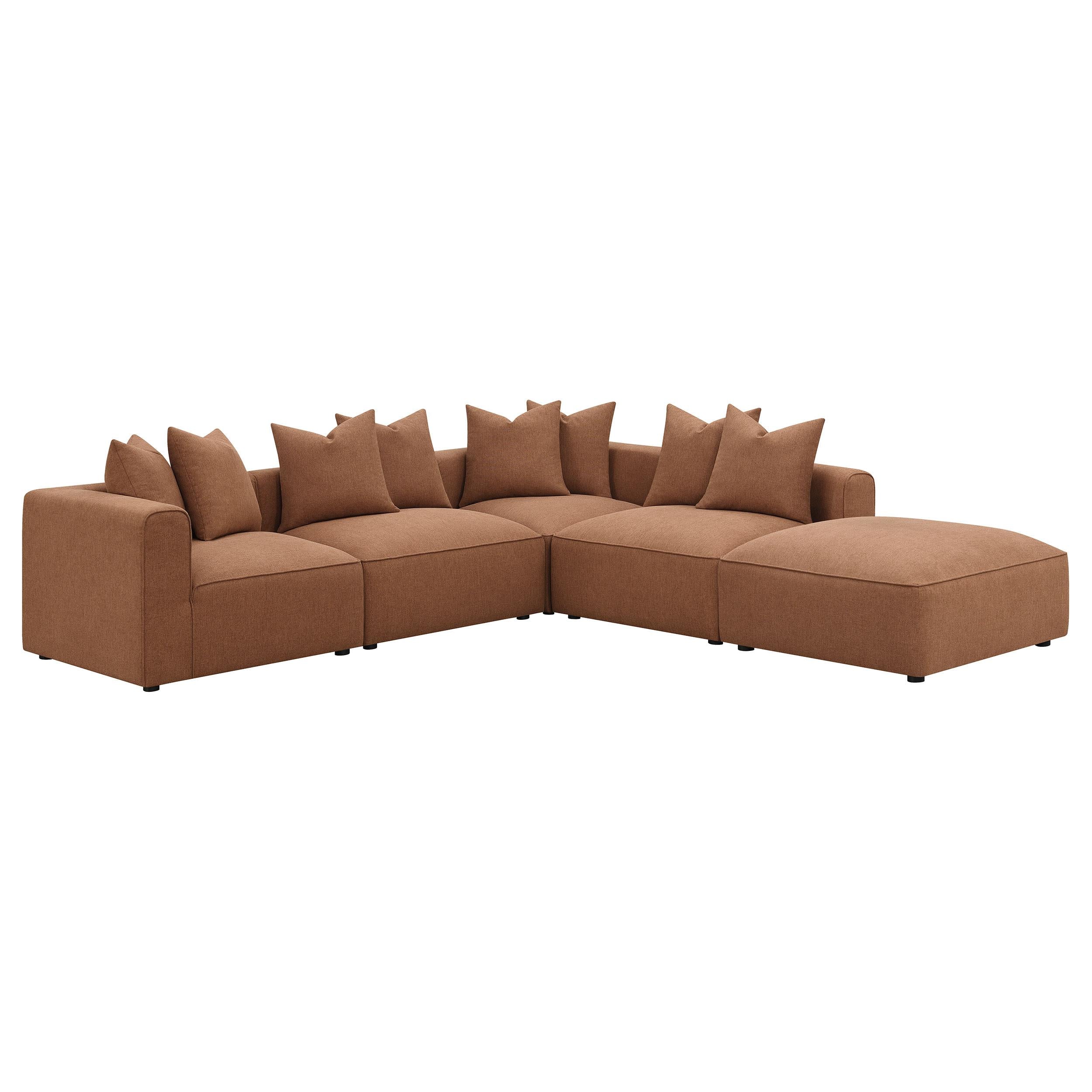 Diamond Modern Furniture COA Jennifer Fabric Ottoman 551593 IMAGE 4