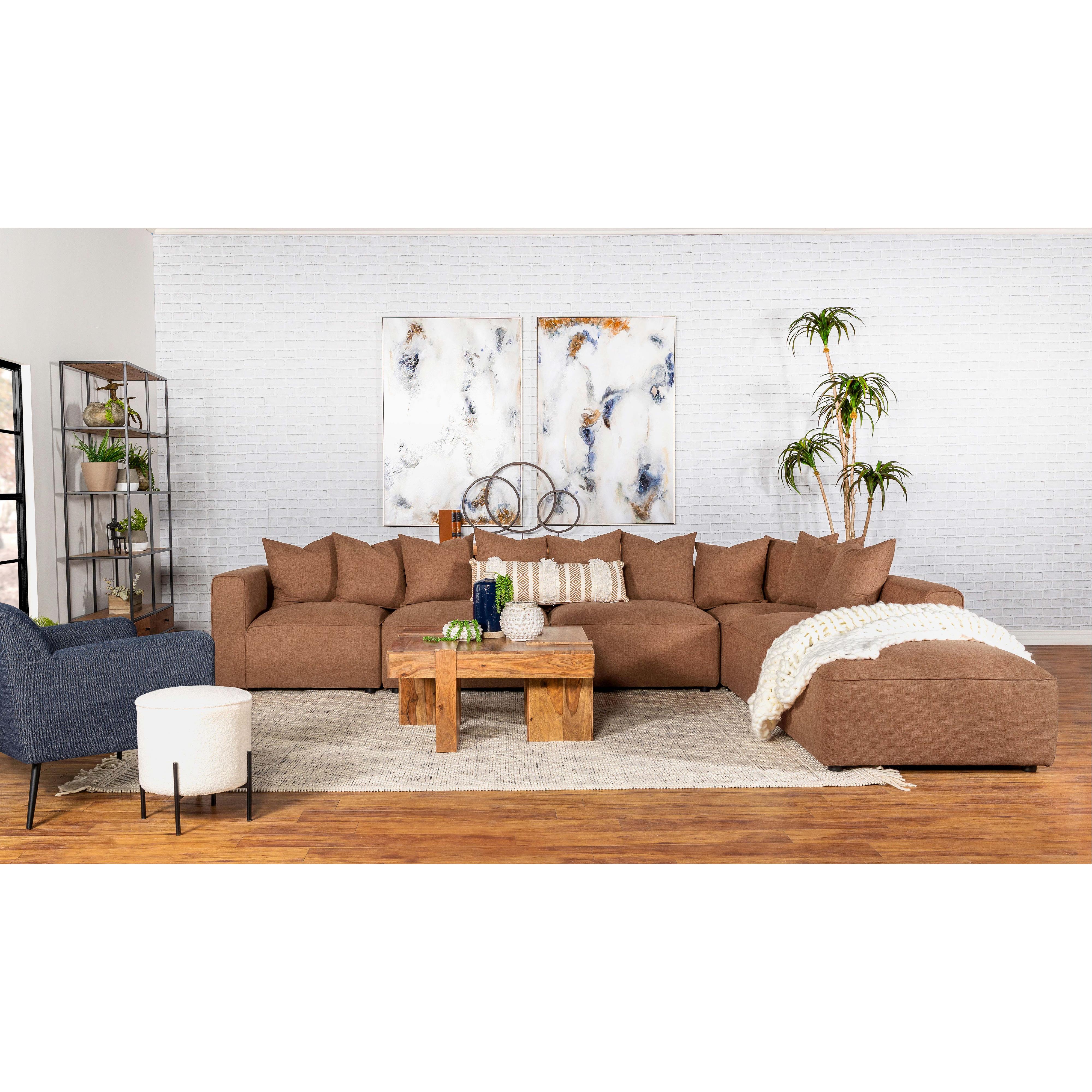 Diamond Modern Furniture COA Jennifer Fabric Ottoman 551593 IMAGE 8