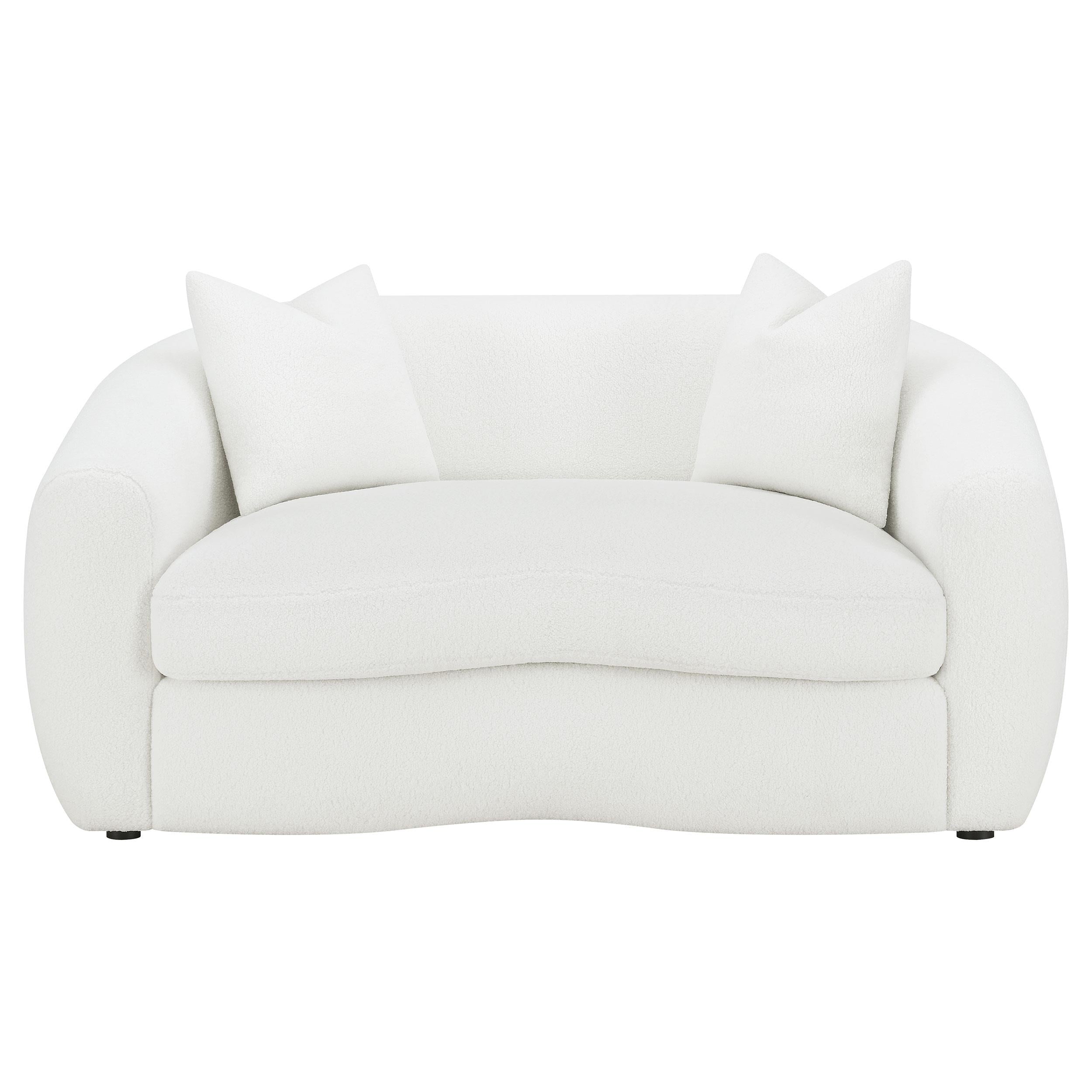 Coaster Furniture Isabella Stationary Fabric Loveseat 509872 IMAGE 2