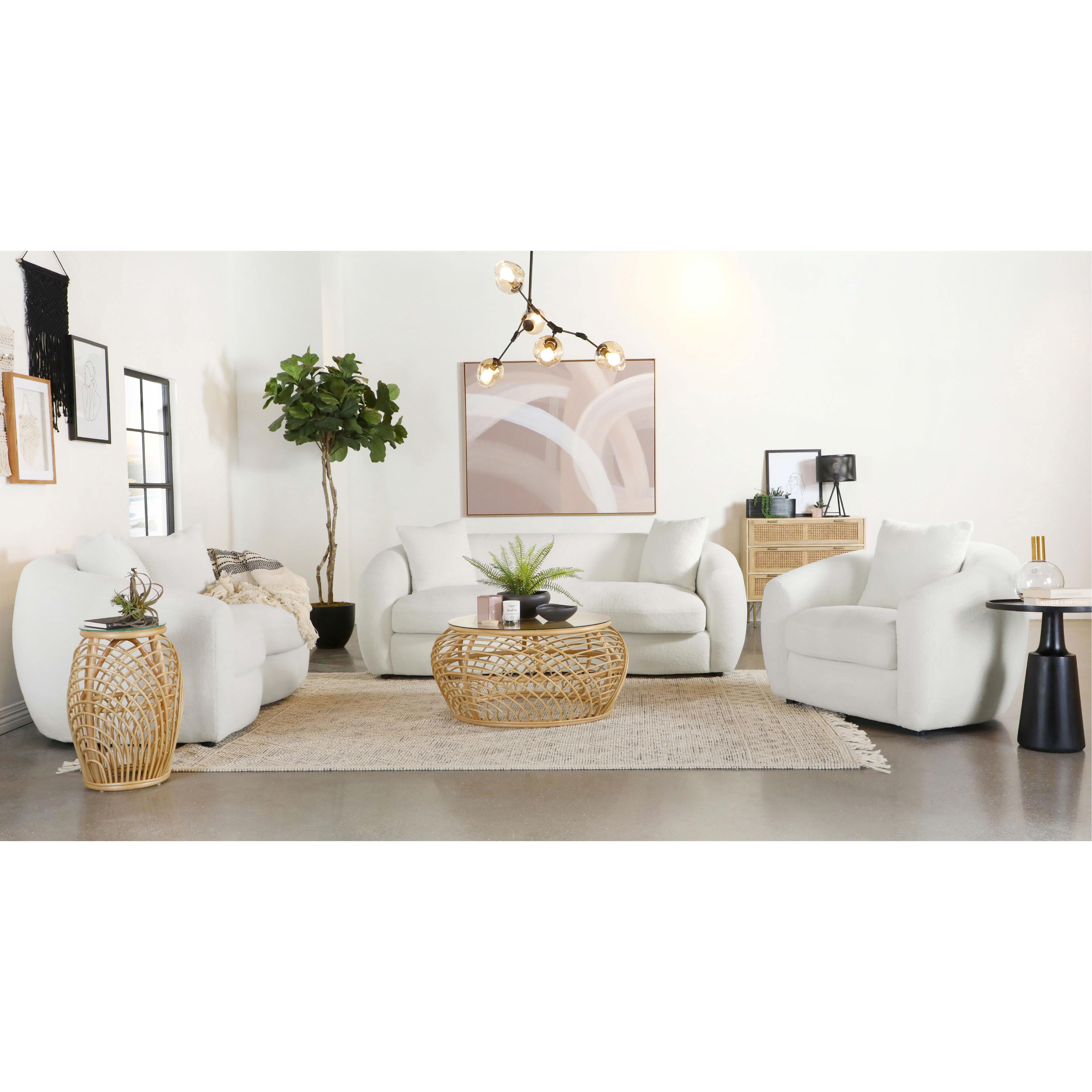 Diamond Modern Furniture COA Isabella Stationary Fabric Loveseat 509872 IMAGE 9