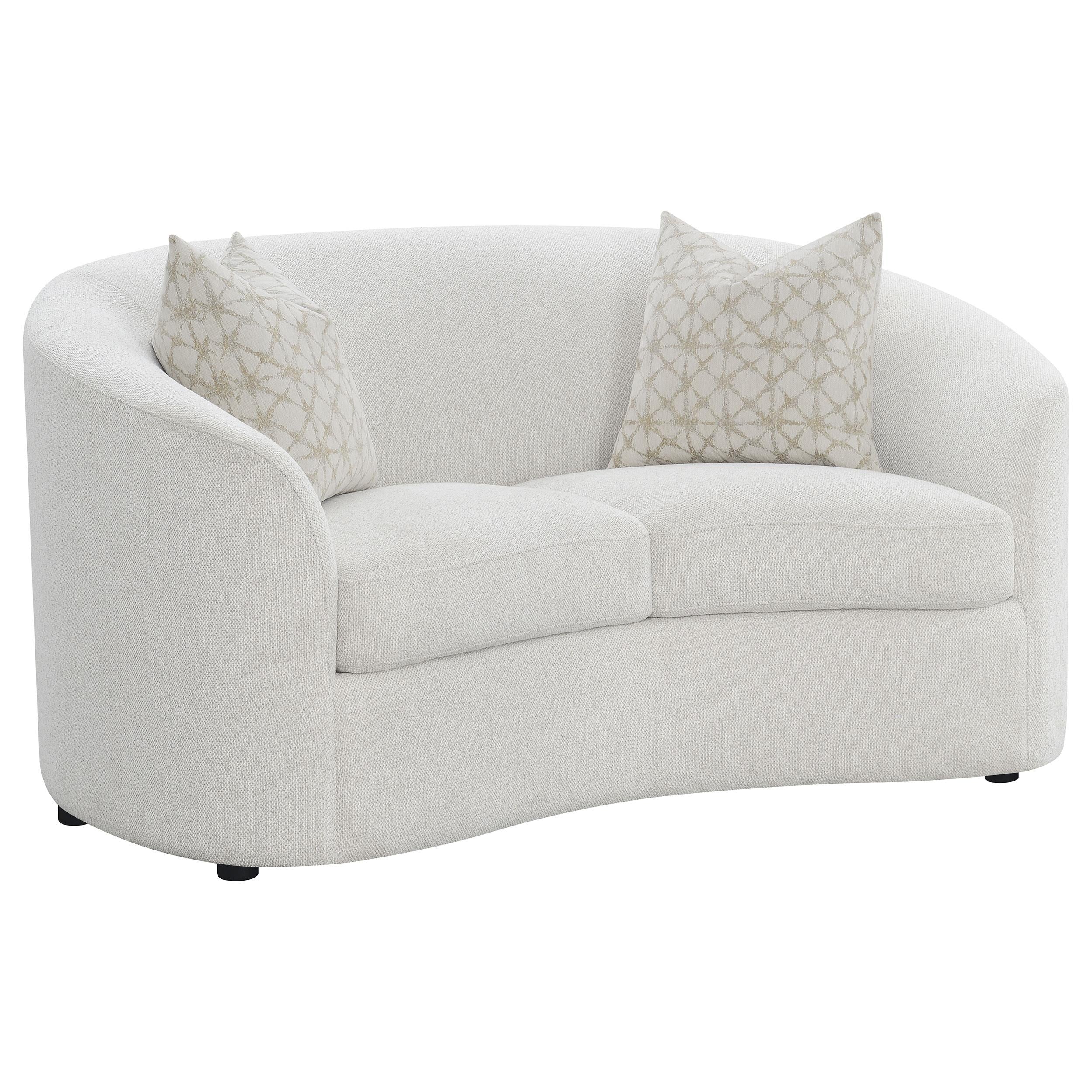 Coaster Furniture Rainn Stationary Fabric Loveseat 509172 IMAGE 1