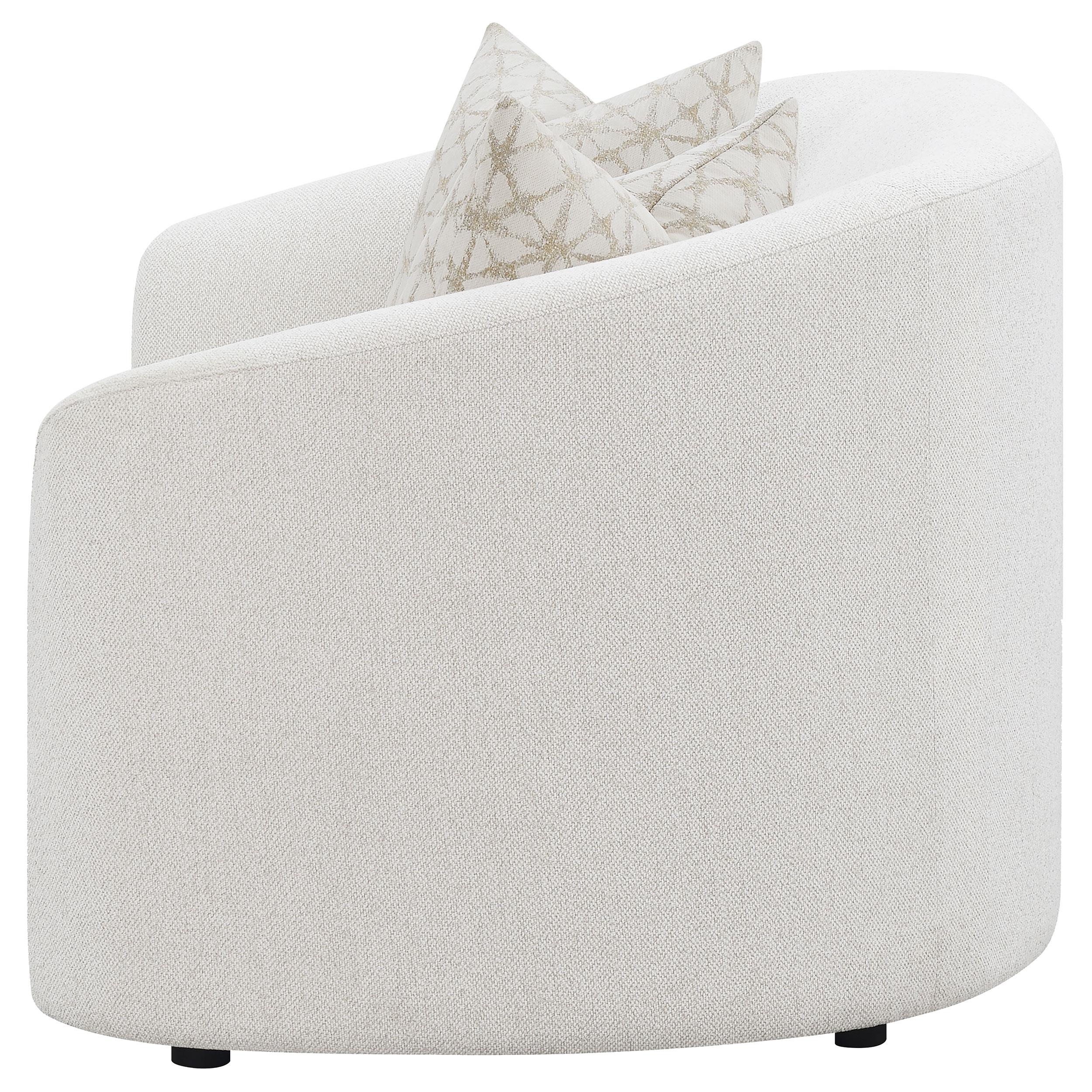 Diamond Modern Furniture COA Rainn Stationary Fabric Loveseat 509172 IMAGE 4