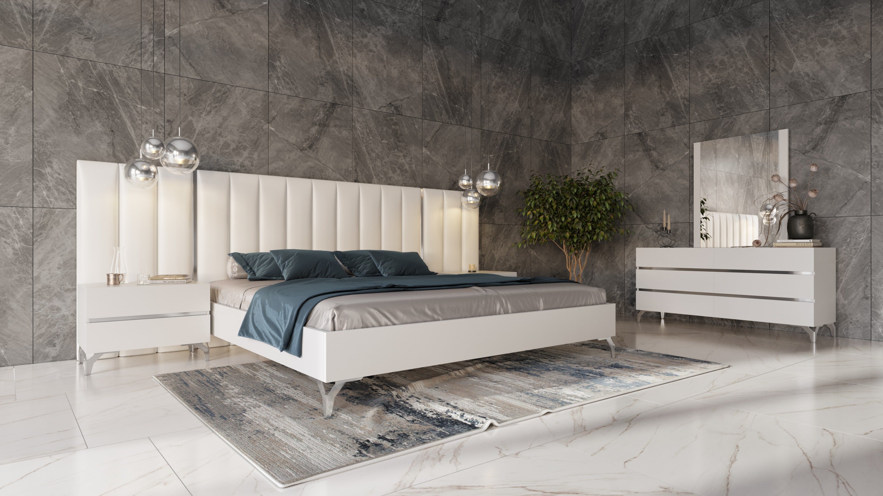 Nova Domus Angela - Italian Modern White Dresser