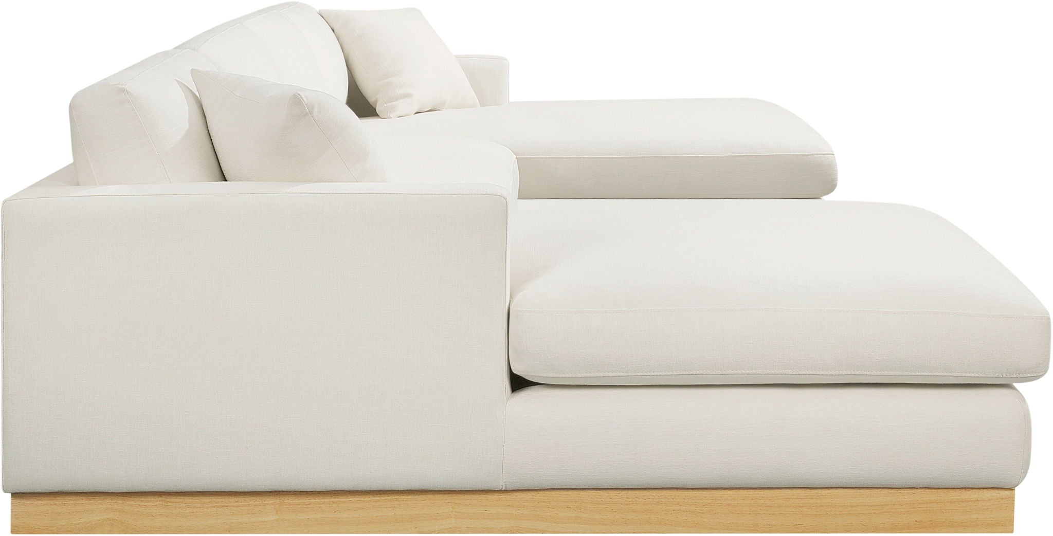 Johanna - 3 Piece Sectional - Natural Base