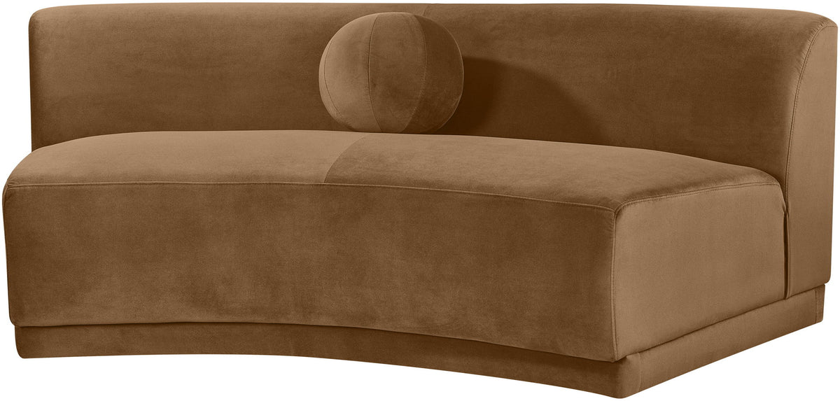 Avra - Velvet Performance Fabric Upholstered Armless Sofa