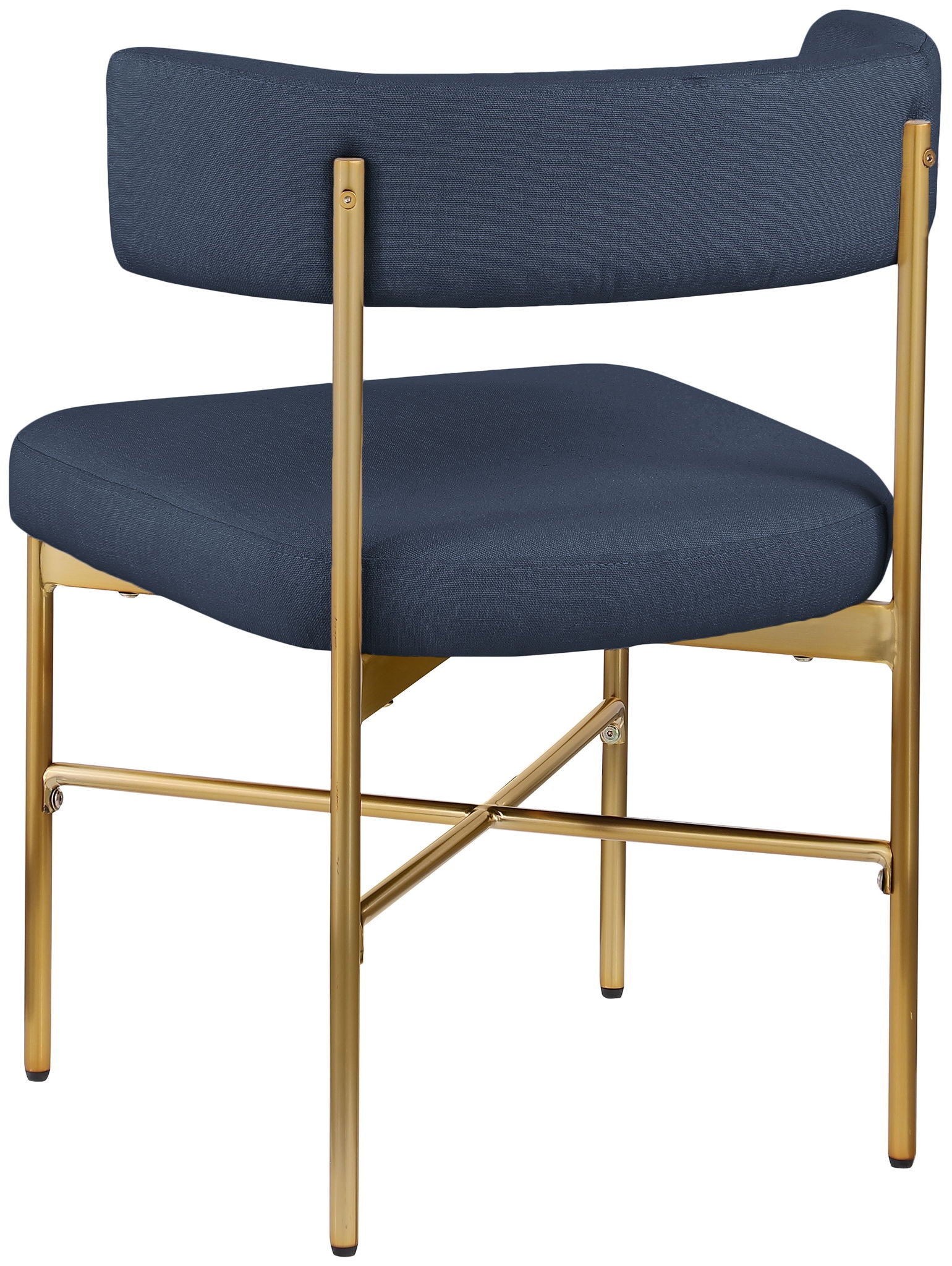 Rivage - Durable Dining Chair With Gold Frame (Set of 2)