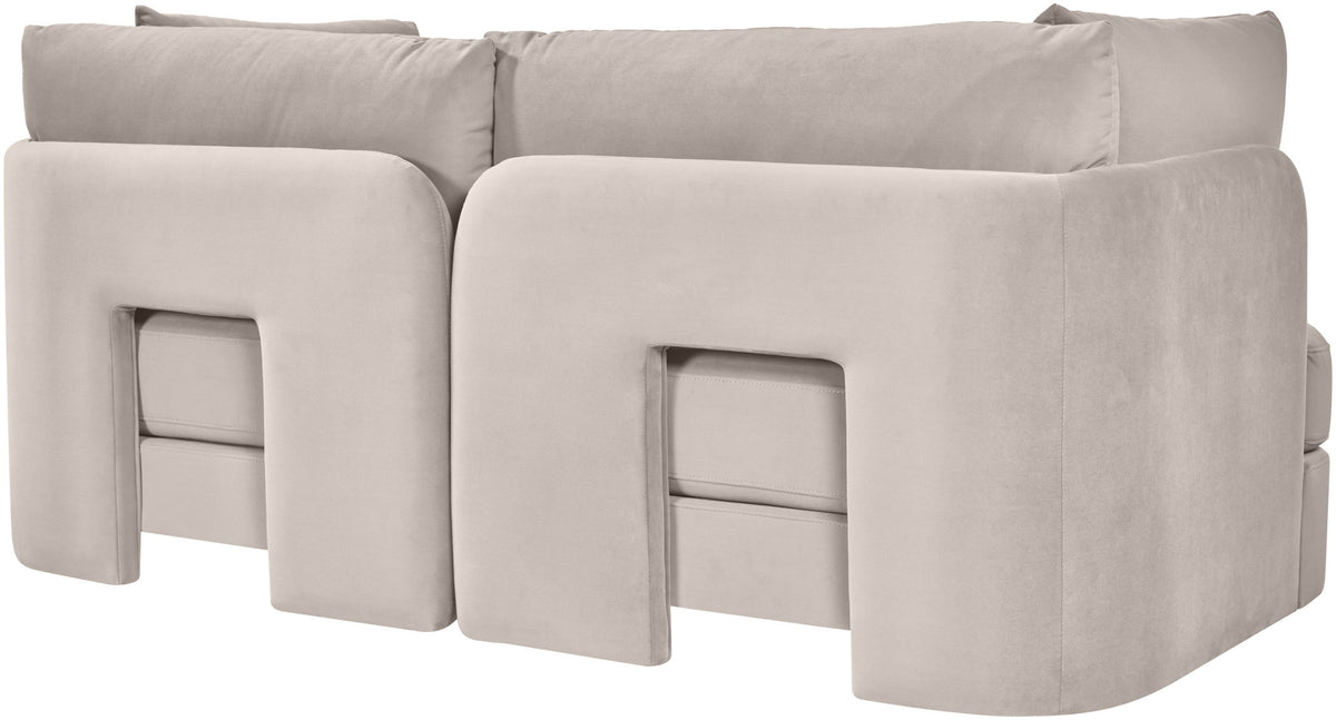 Hammond - Velvet Performance Fabric Upholstered 2 Piece Loveseat