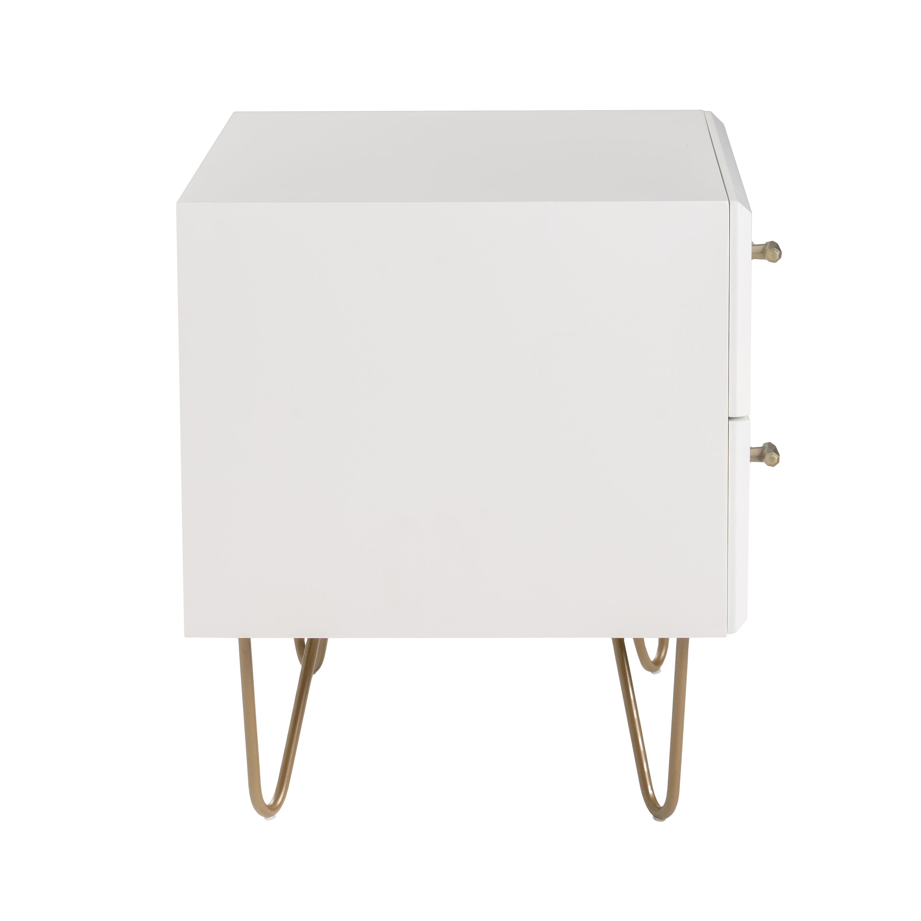 Modrest Bryan - Modern White Nightstand