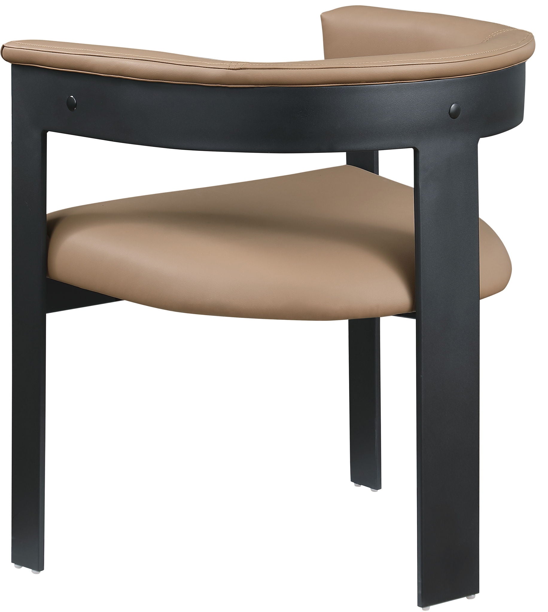 Romeo - Faux Leather Dining Chair With Black Base (Set of 2)