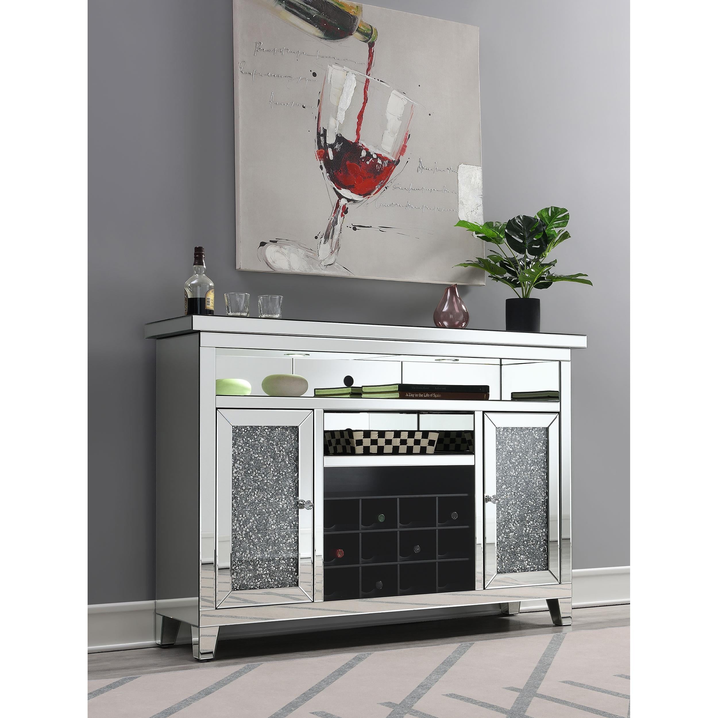 Diamond Modern Furniture COA Accent Cabinets Wine Cabinets 183627 IMAGE 11