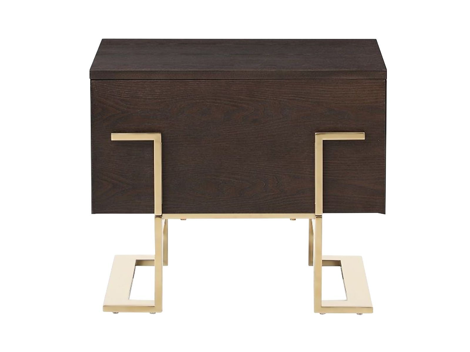Modrest Moontide - Glam Beige Velvet and Brushed Brass 4-Piece Bedroom Set