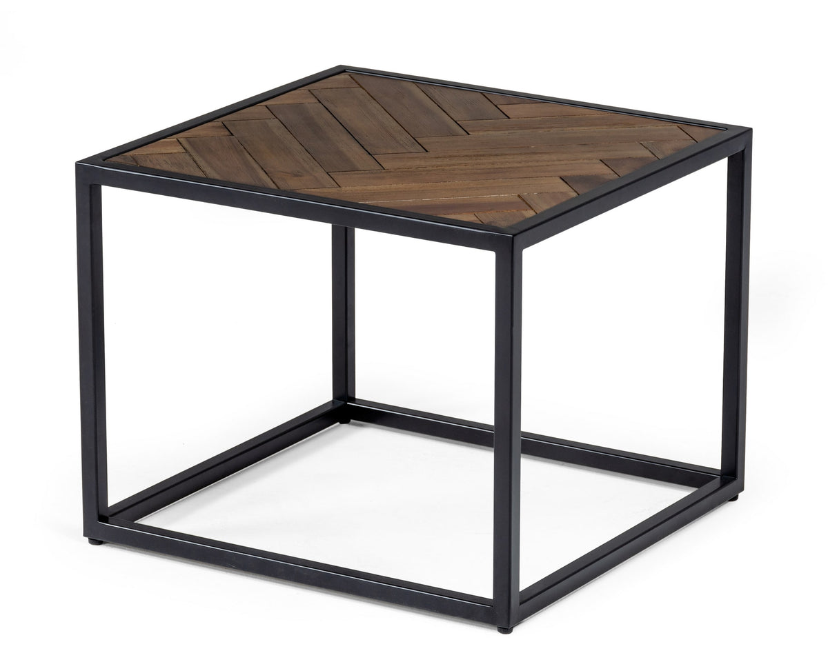 Pasada - Industrial Brown Acacia End Table