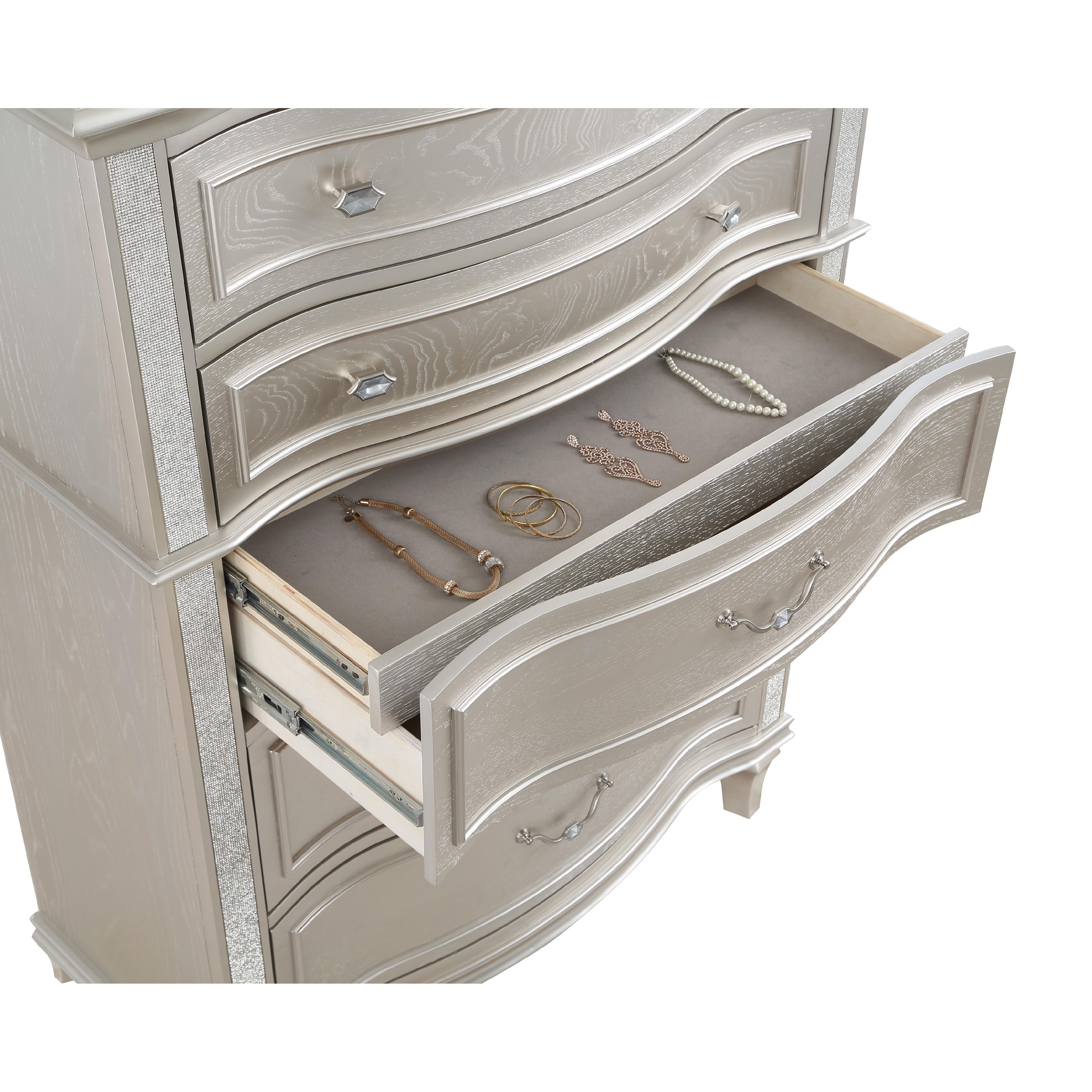 Diamond Modern Furniture COA Evangeline 6-Drawer Chest 223395 IMAGE 12