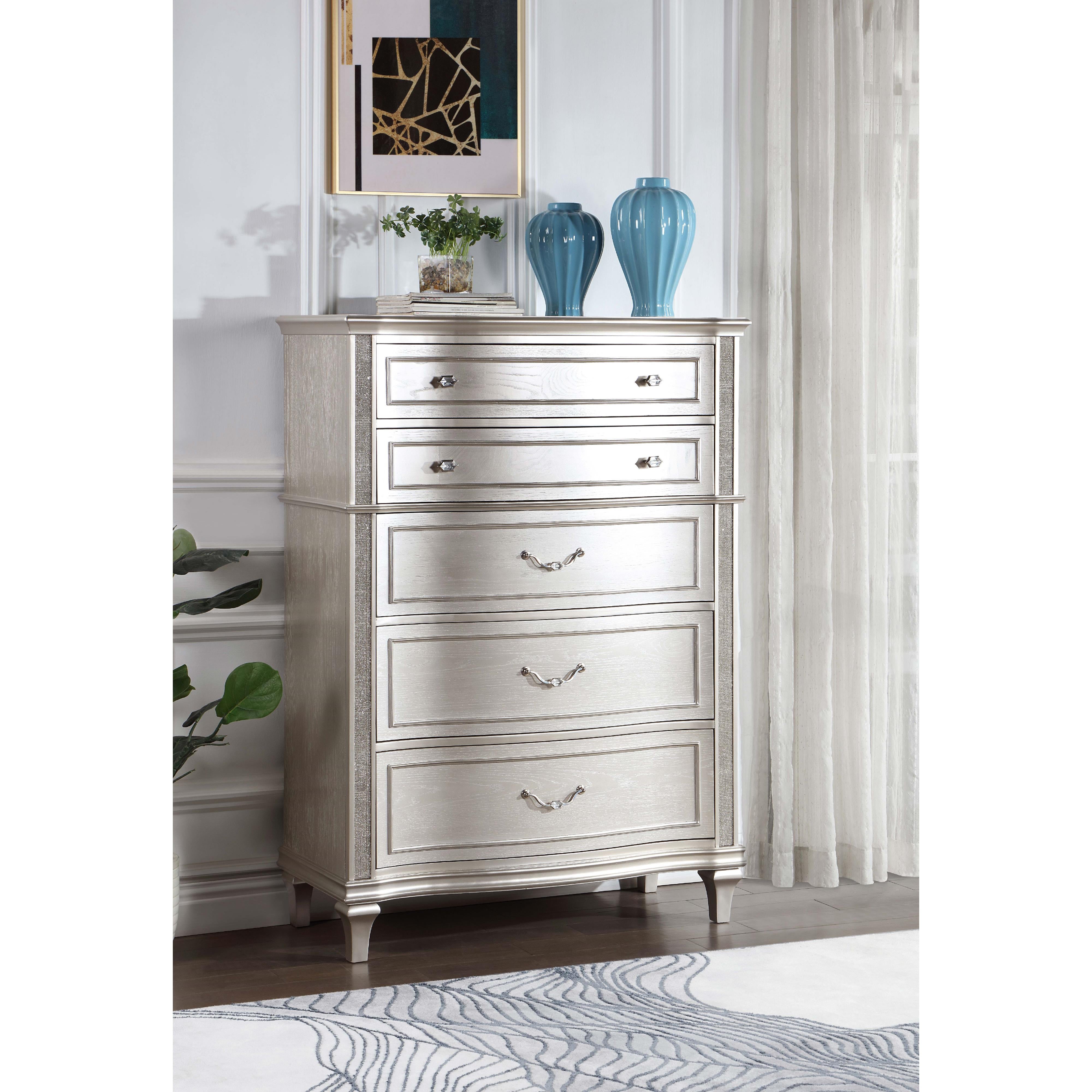 Diamond Modern Furniture COA Evangeline 6-Drawer Chest 223395 IMAGE 9